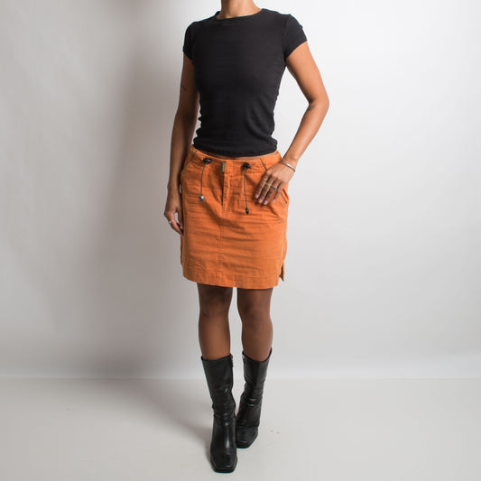 ORANGE UTILITY SKIRT