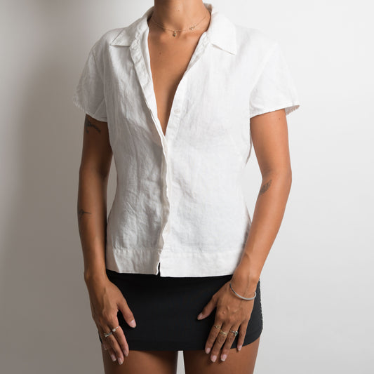 BLOUSE À MANCHES COURTES