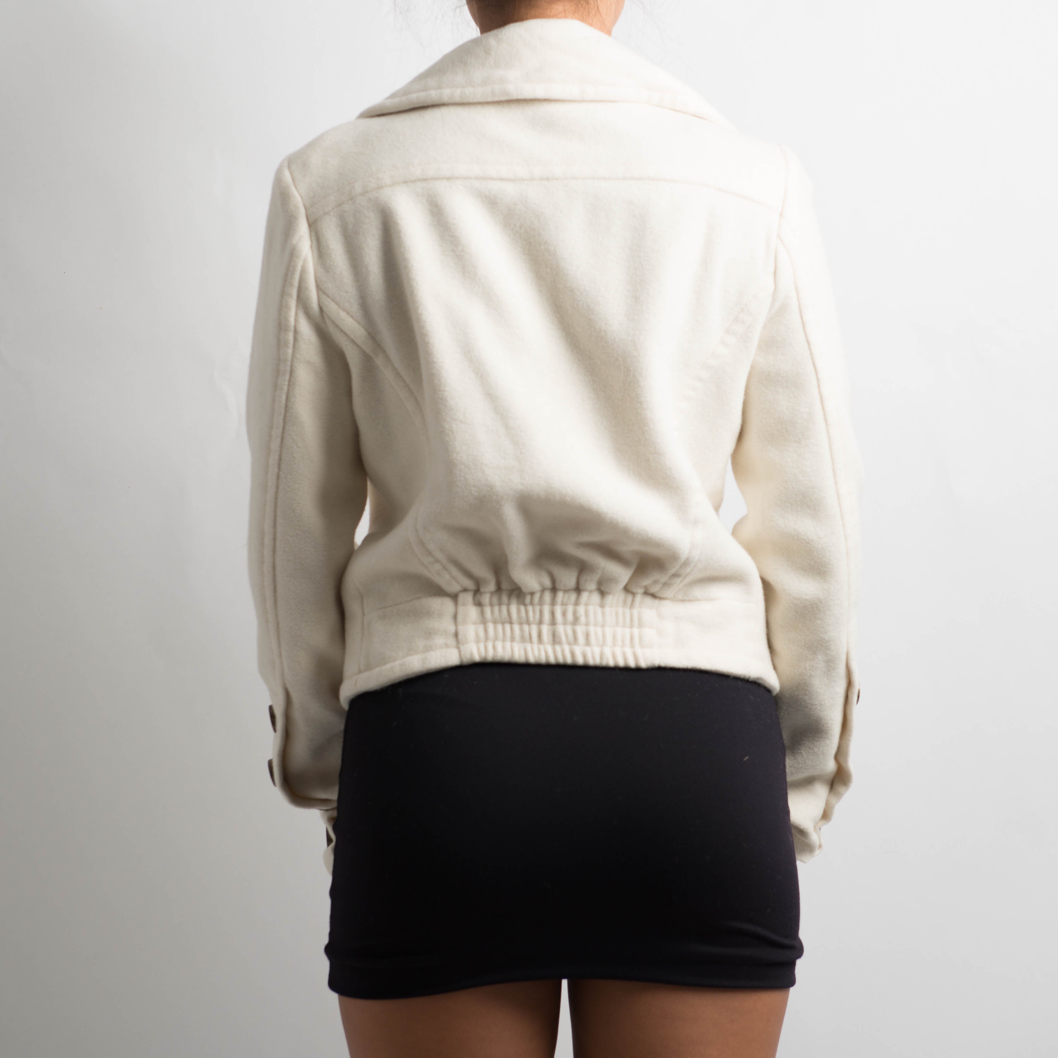 CREAM WOOL JACKET