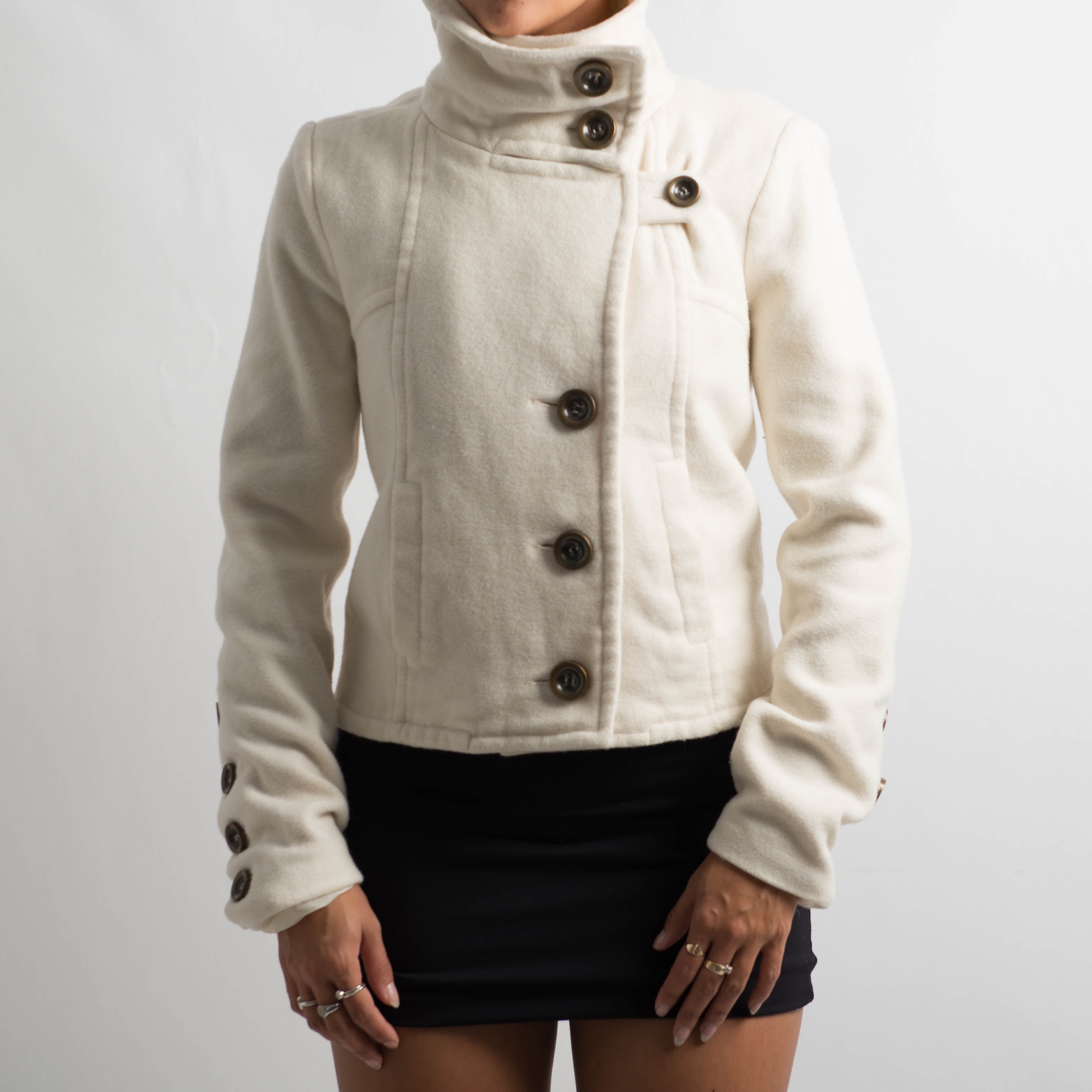 CREAM WOOL JACKET
