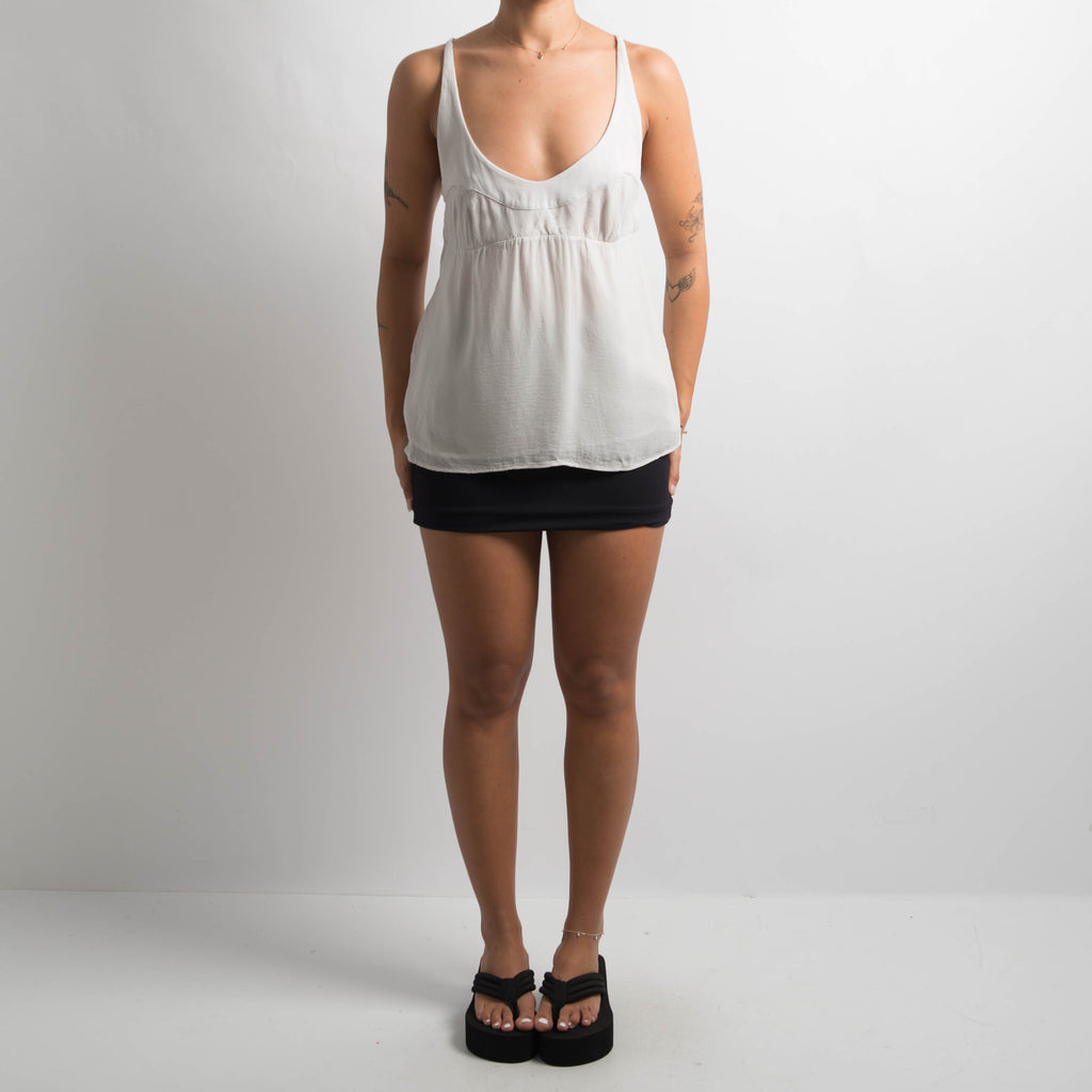 GREY BABYDOLL CAMISOLE