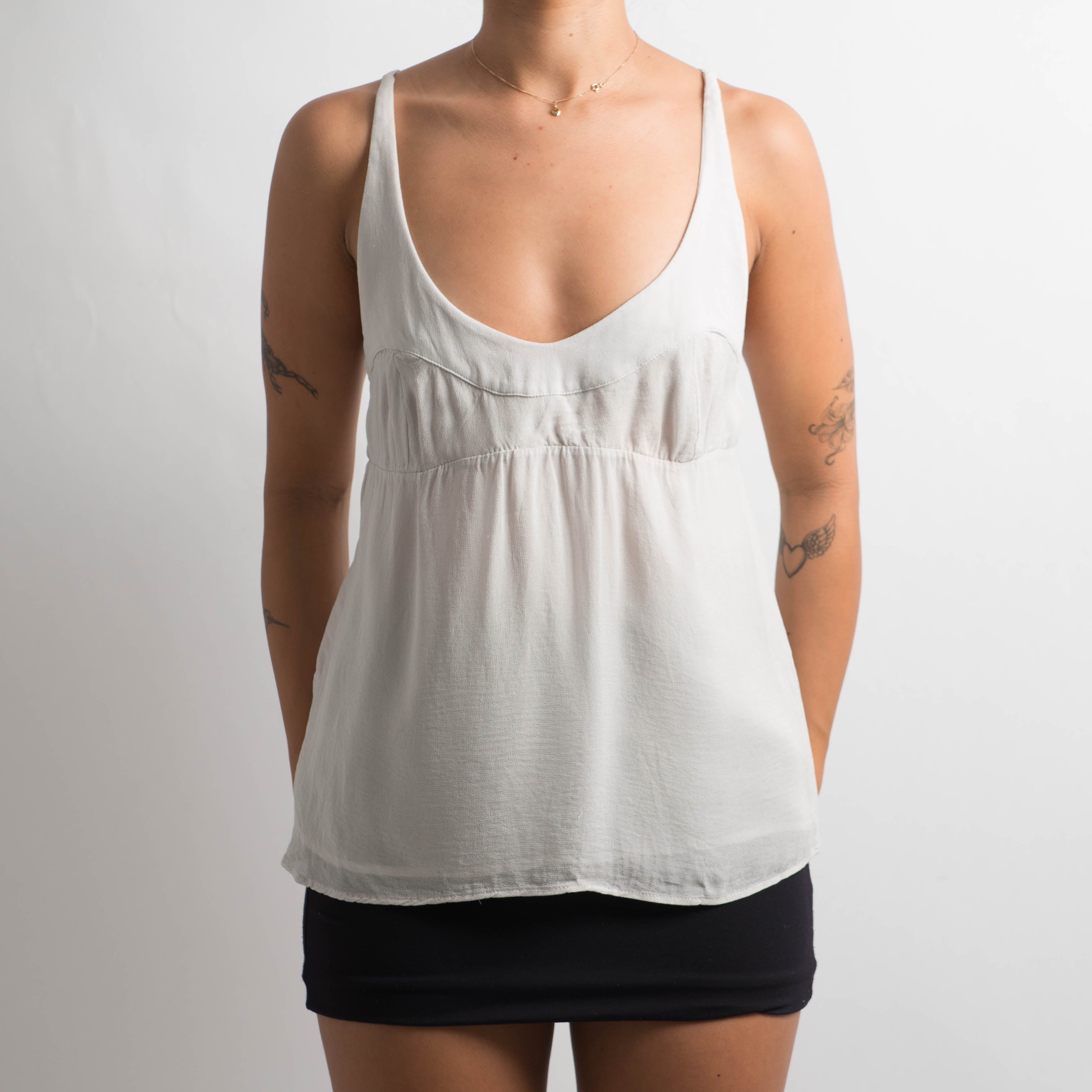 GREY BABYDOLL CAMISOLE