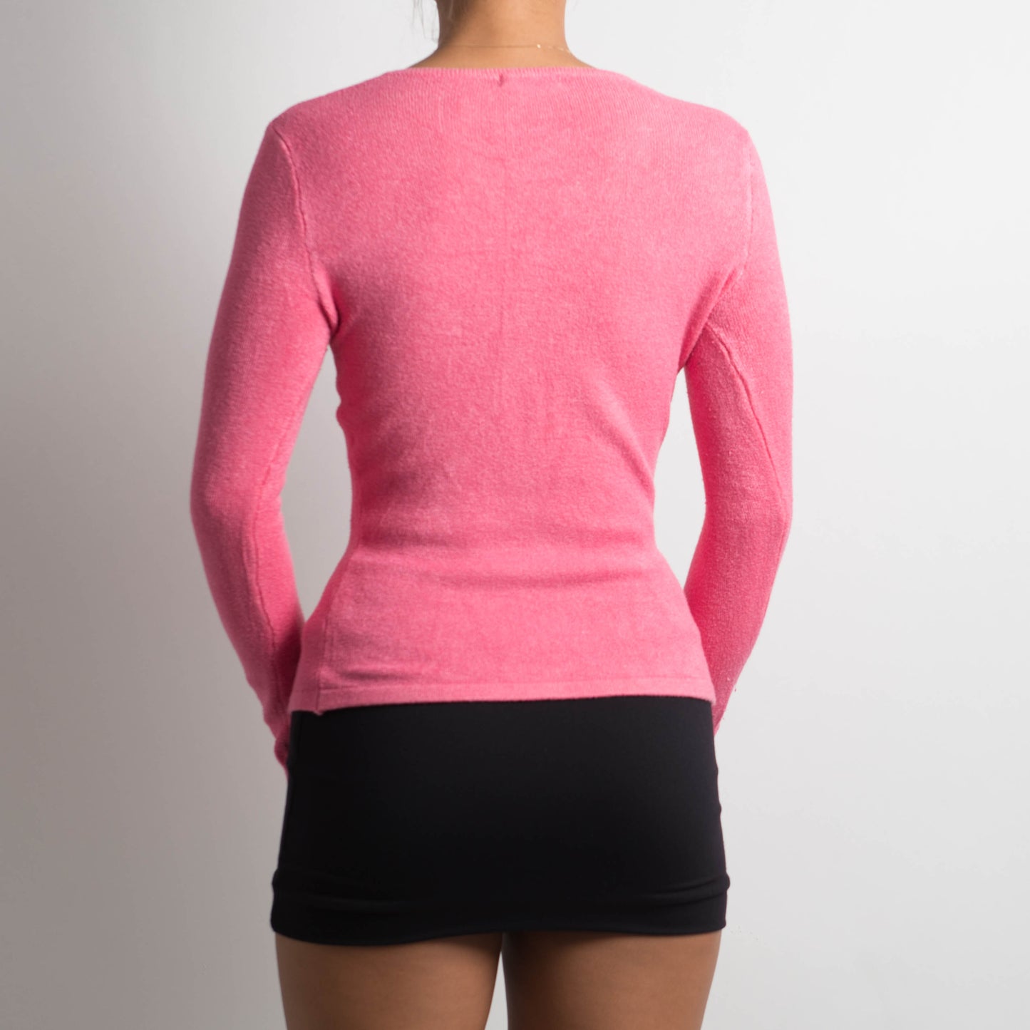 PINK KNIT LONG SLEEVE