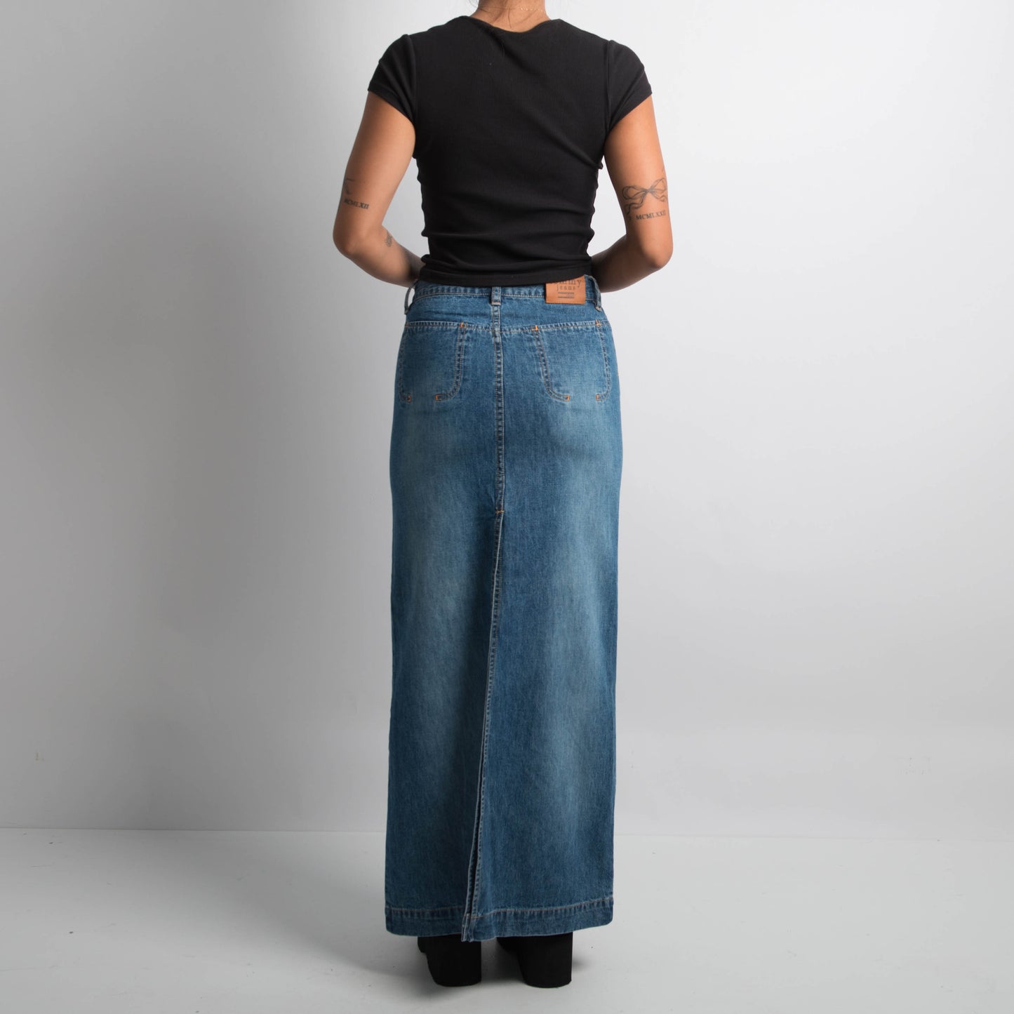 DENIM MAXI SKIRT