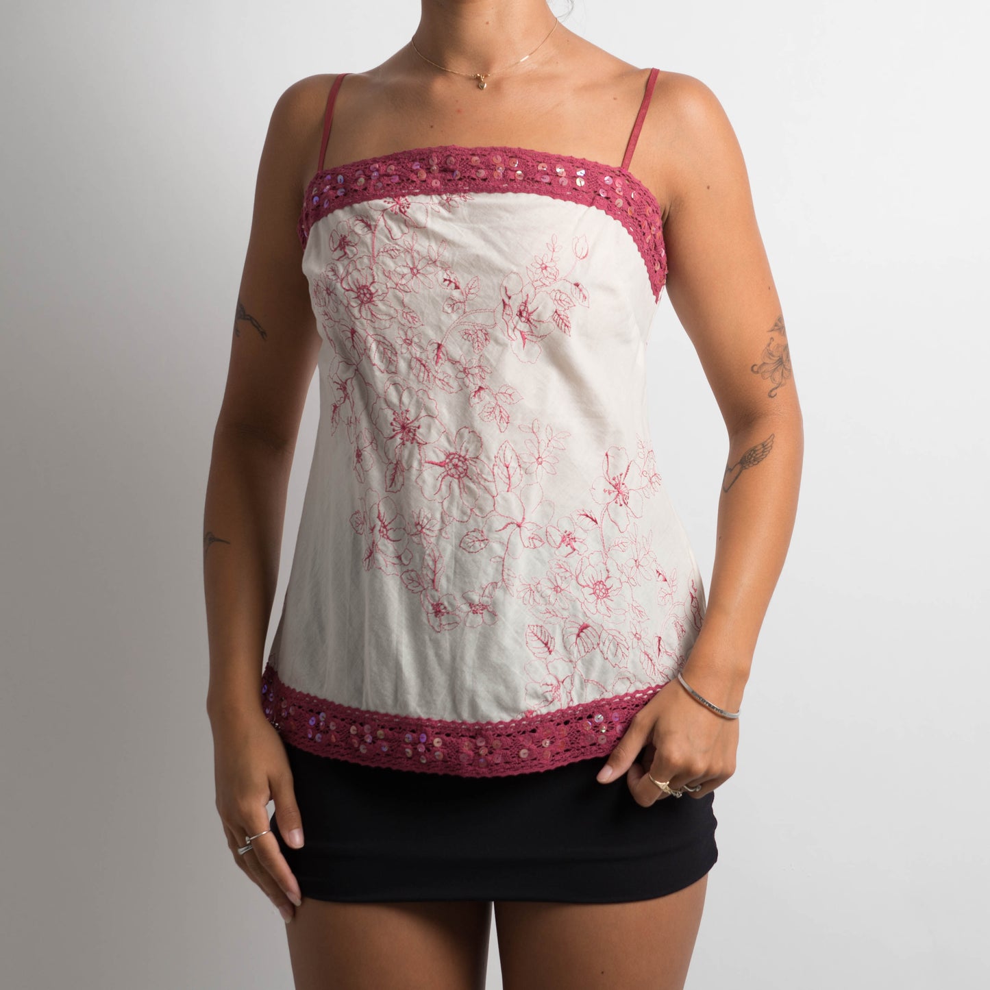 FLORAL COTTON CAMISOLE