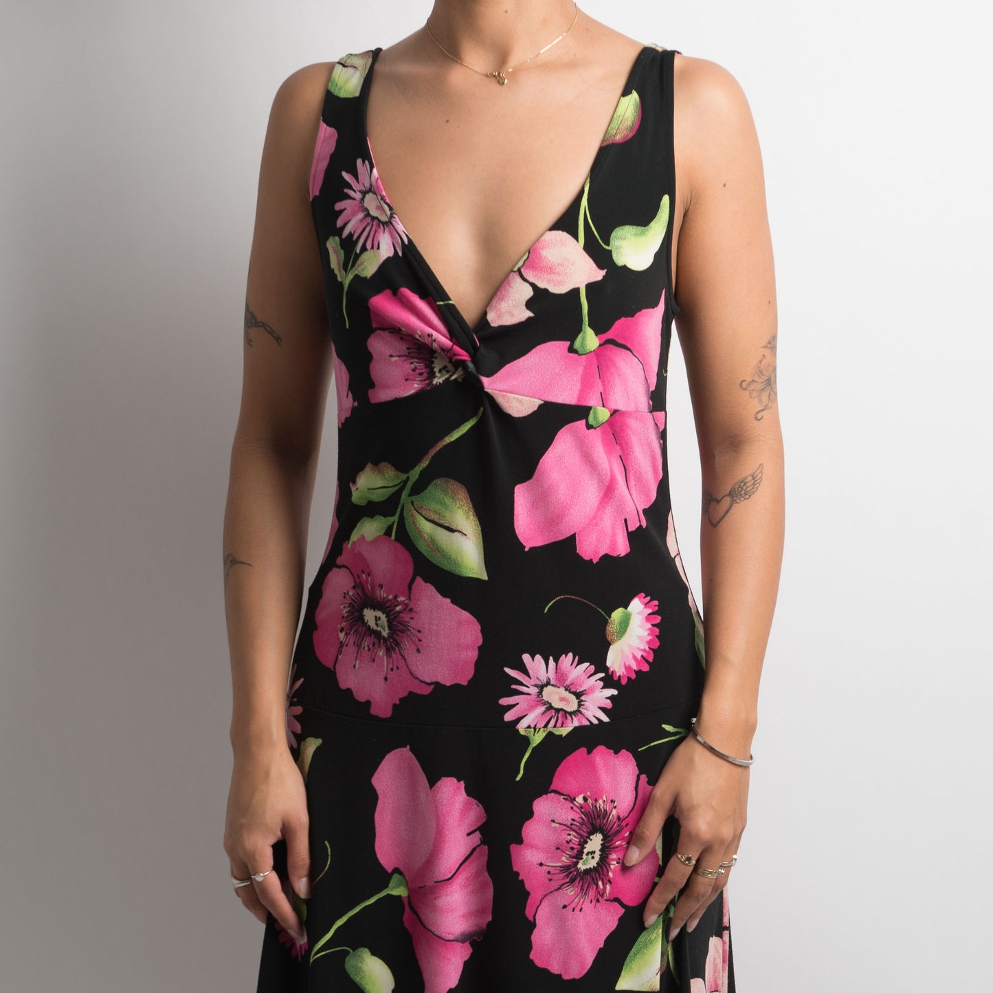 FLORAL MIDI DRESS