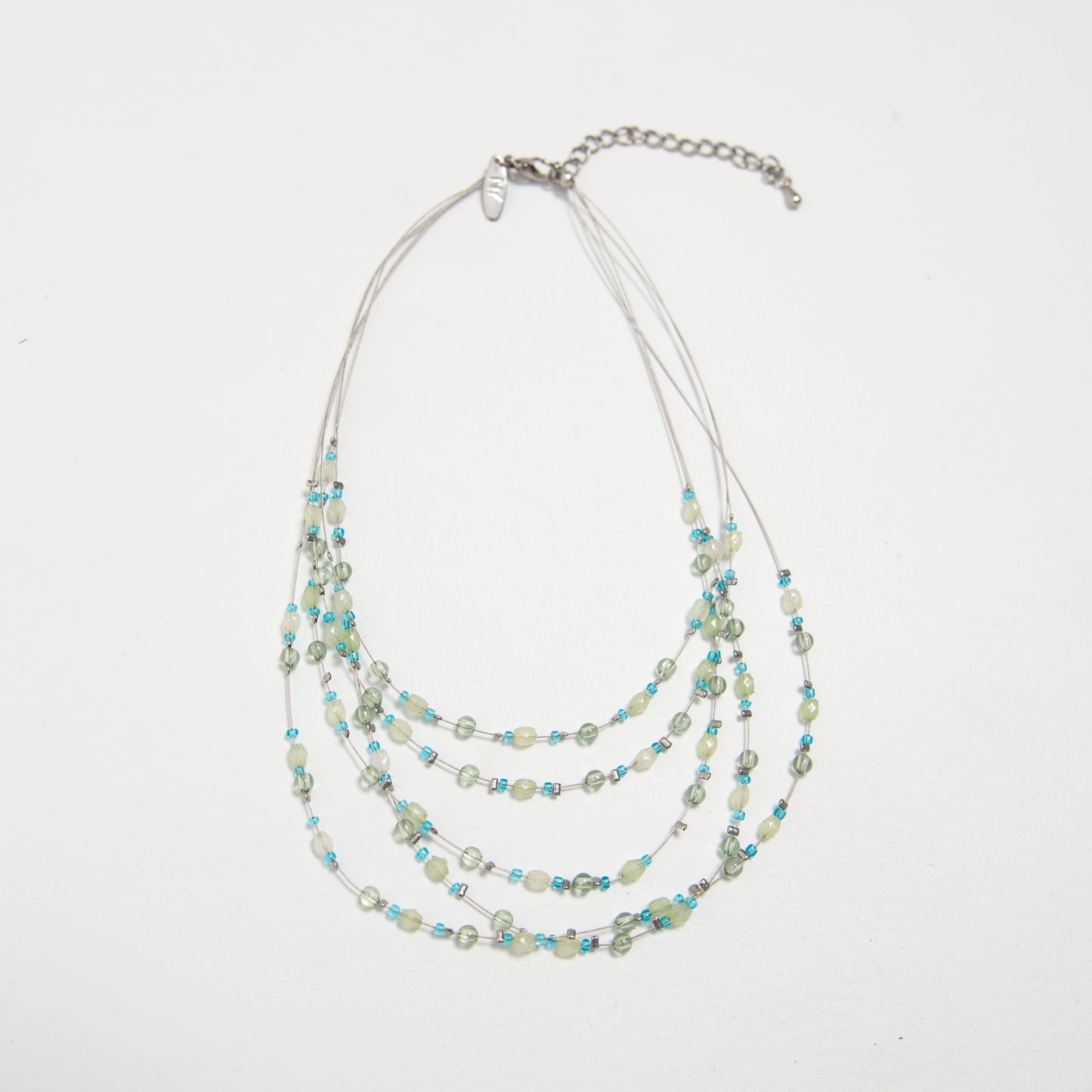 THIN LAYERED BEAD NECKLACE