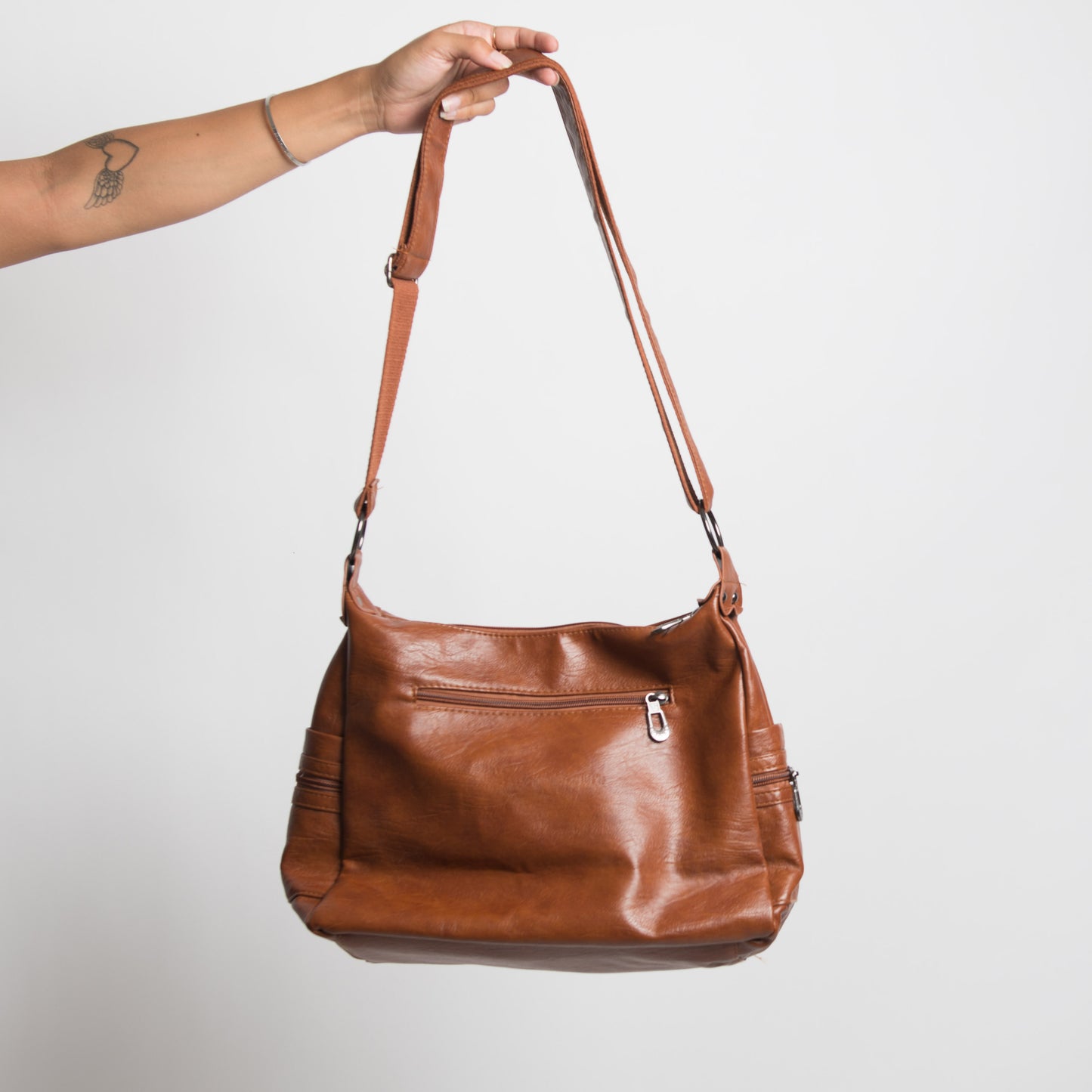 BROWN SATCHEL BAG