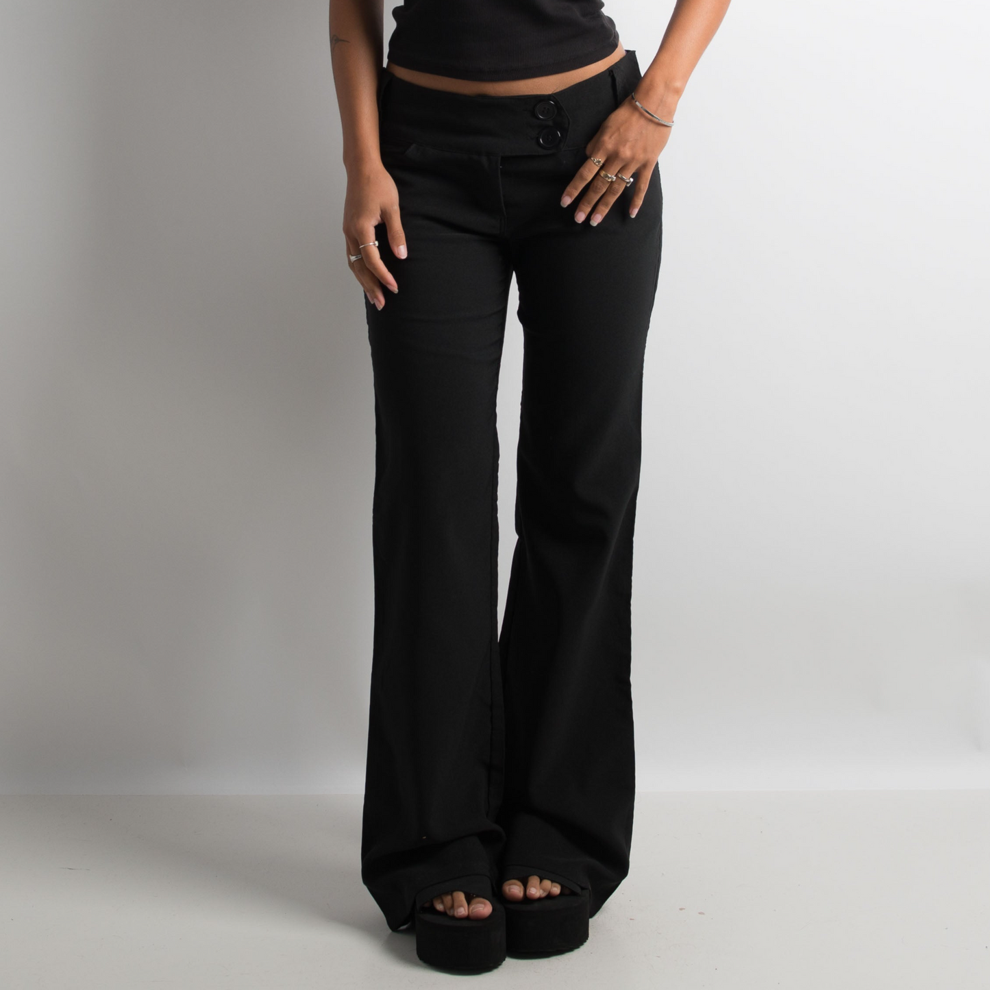 PANTALON BOOTCUT NOIR