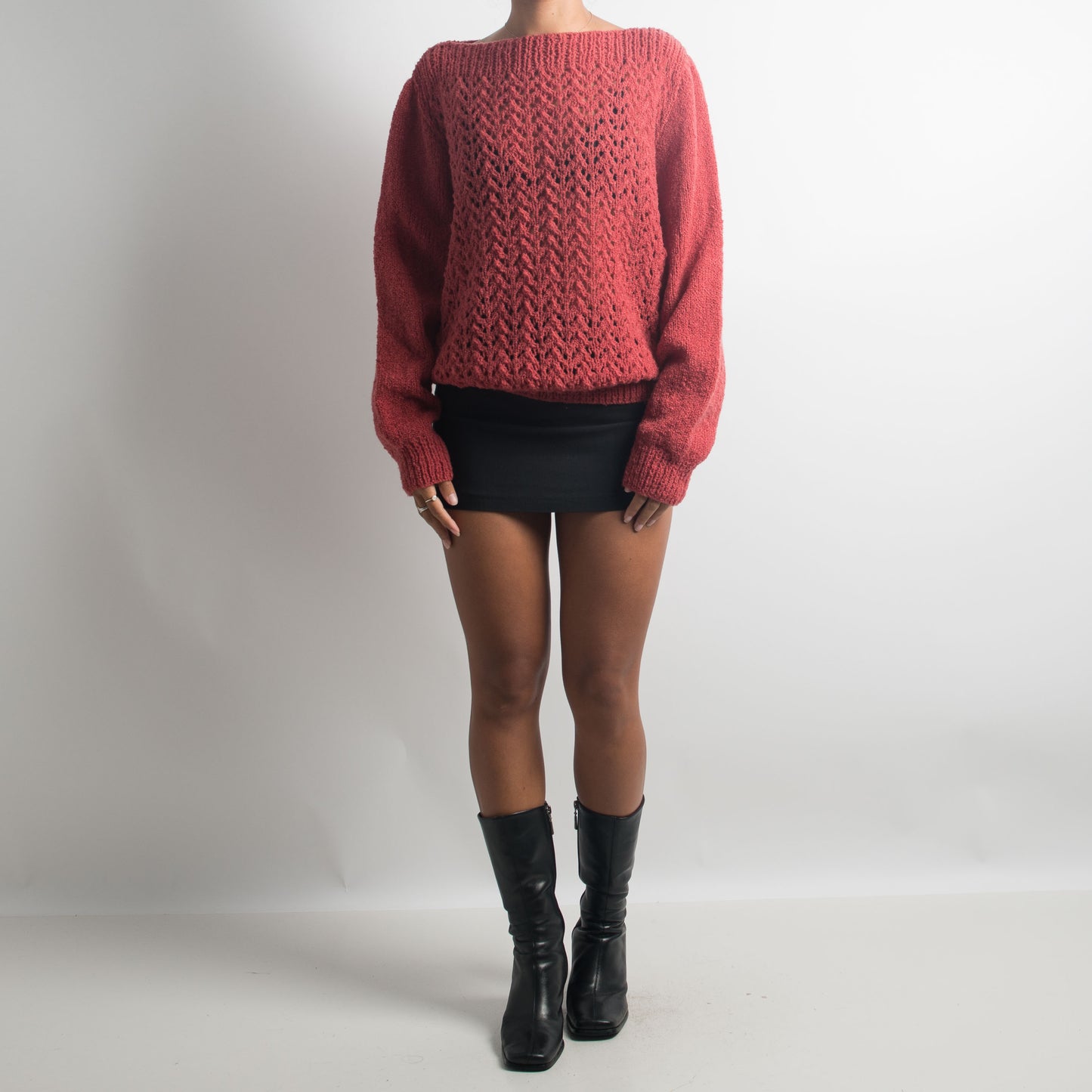 PULL EN MAILLE CORAIL