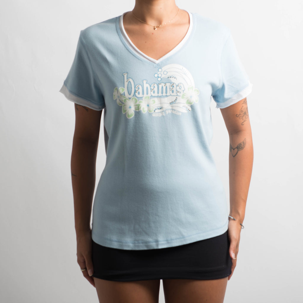 BLUE BAHAMAS TEE