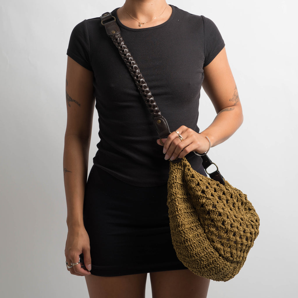 CROCHET CROSS BODY BAG
