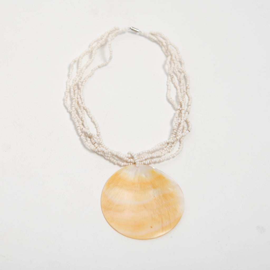 WHITE SHELL NECKLACE