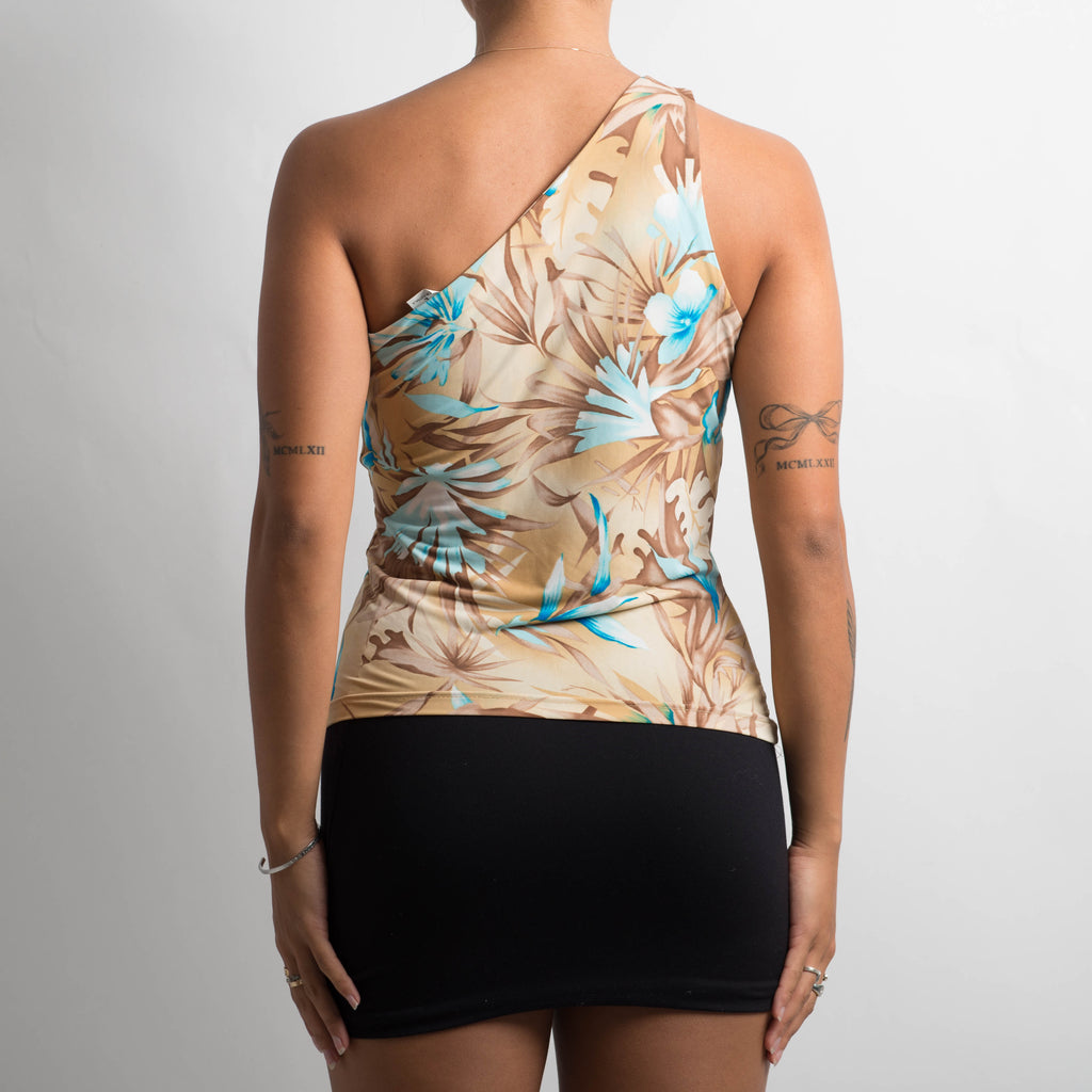 FLORAL ONE SHOULDER TOP