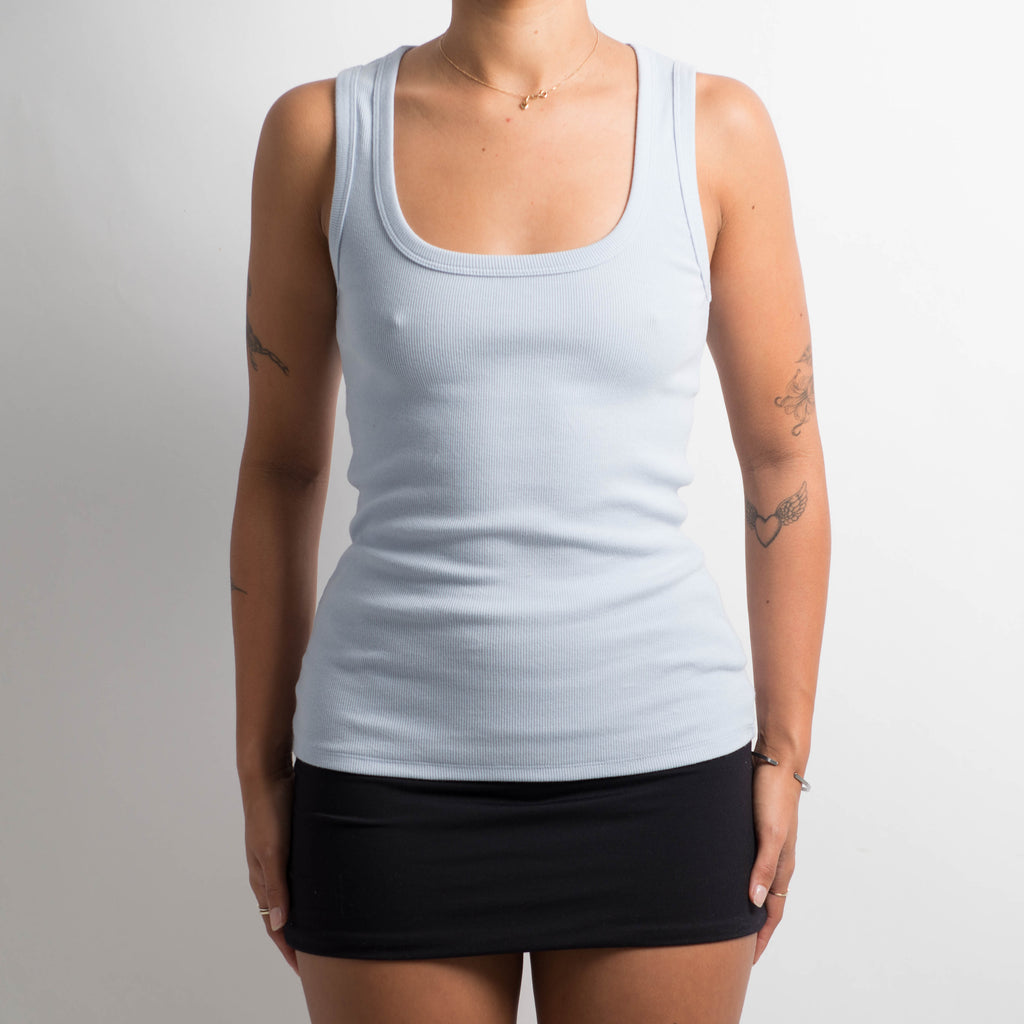 BLUE SQUARE TANK TOP