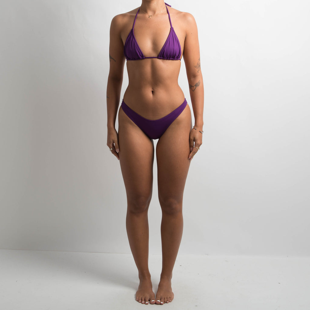 GRAPE STRING BIKINI TOP