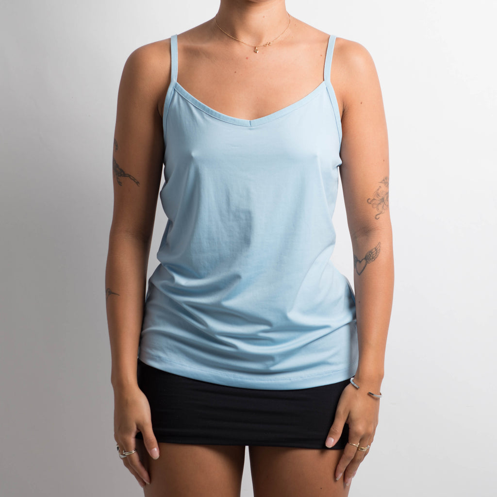 BABY BLUE SLIP CAMISOLE