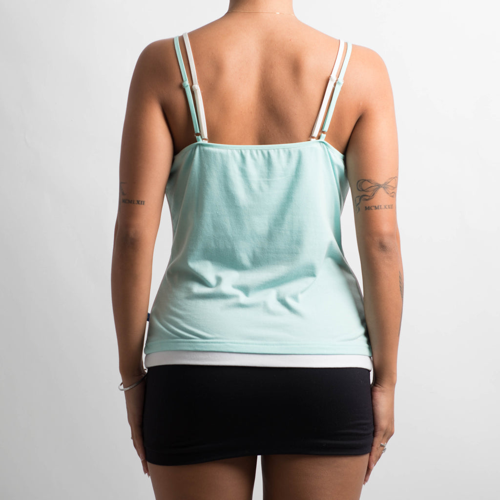 AQUA LAYERED TANK TOP