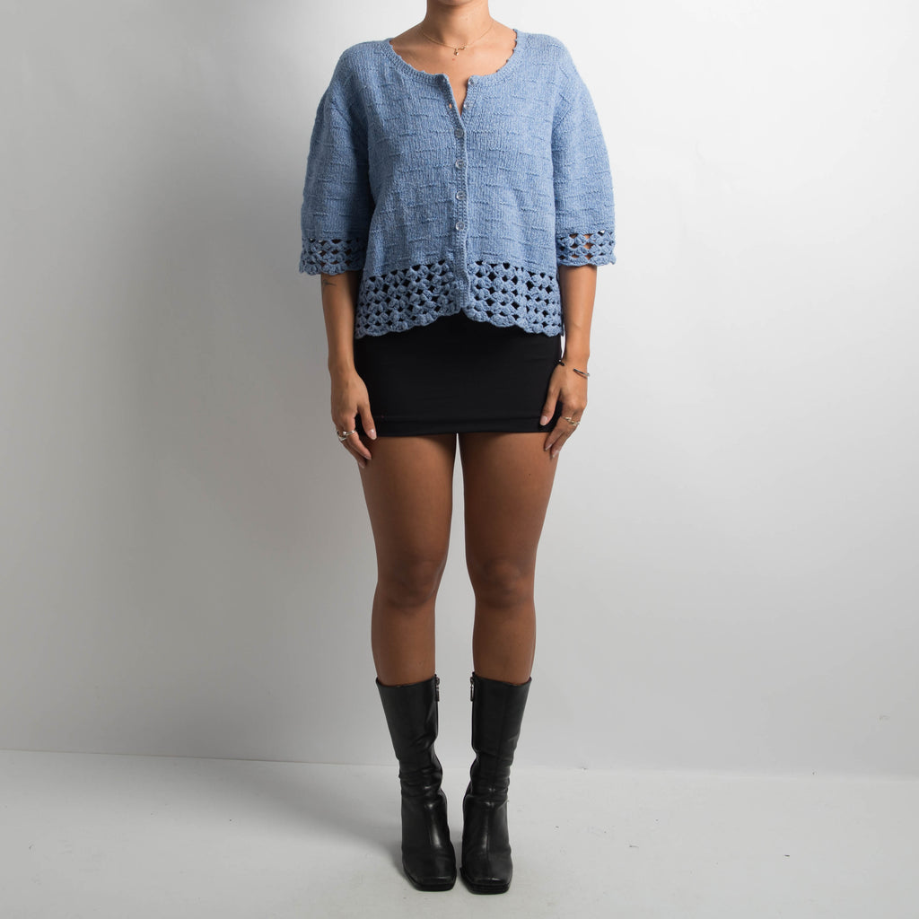 PERIWINKLE KNIT CARDIGAN