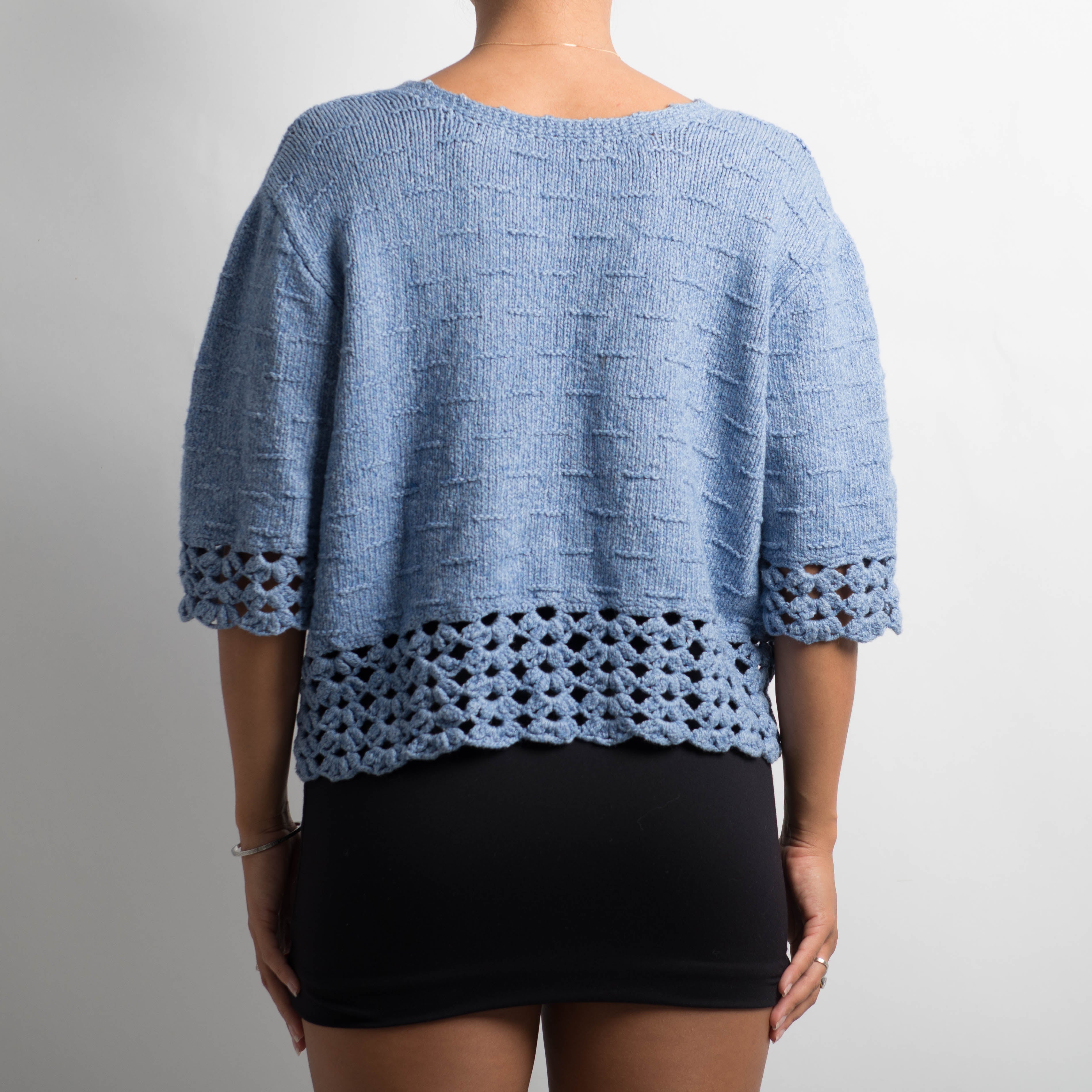 PERIWINKLE KNIT CARDIGAN