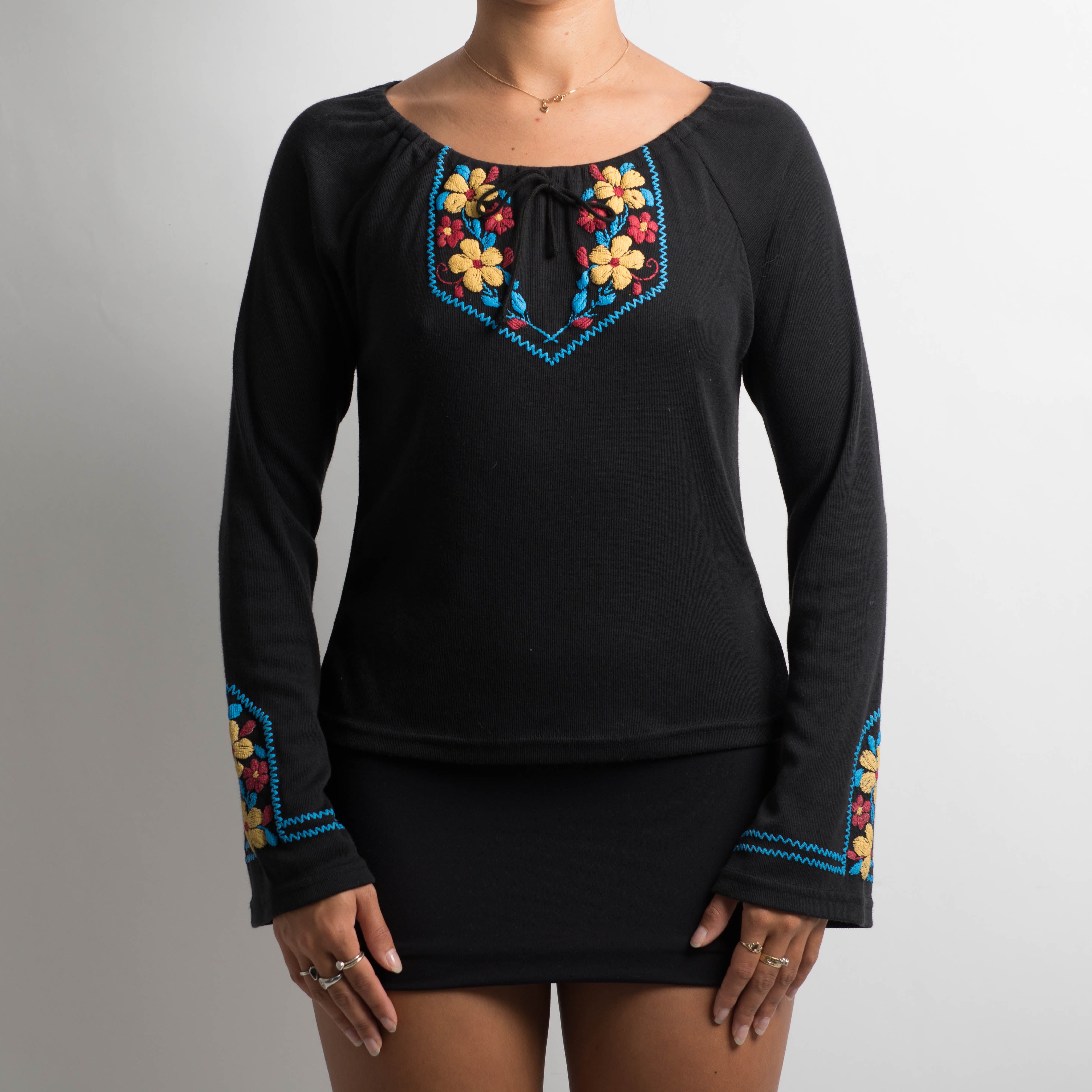 FLORAL LONG SLEEVE TOP