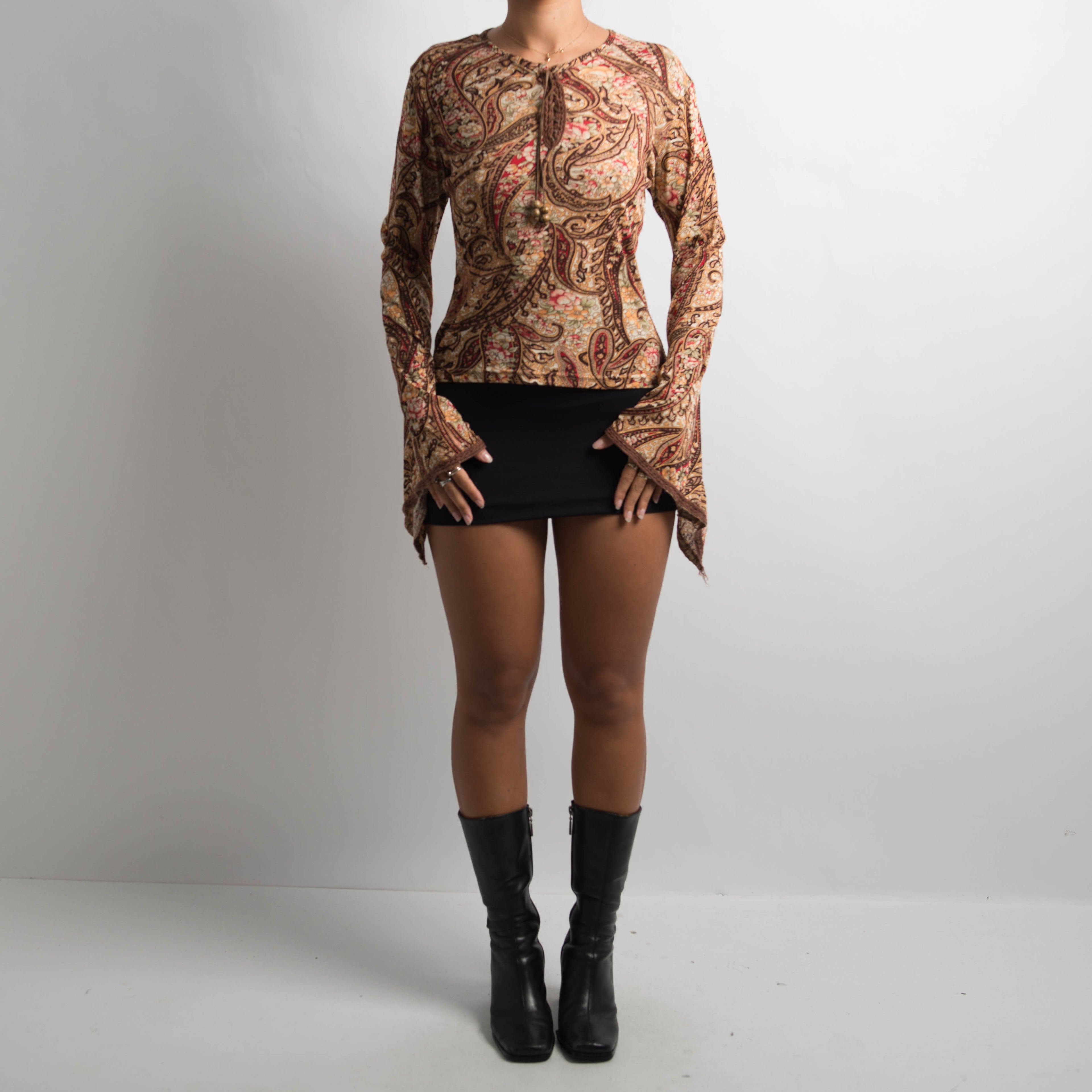 BOHO LONG SLEEVE TOP