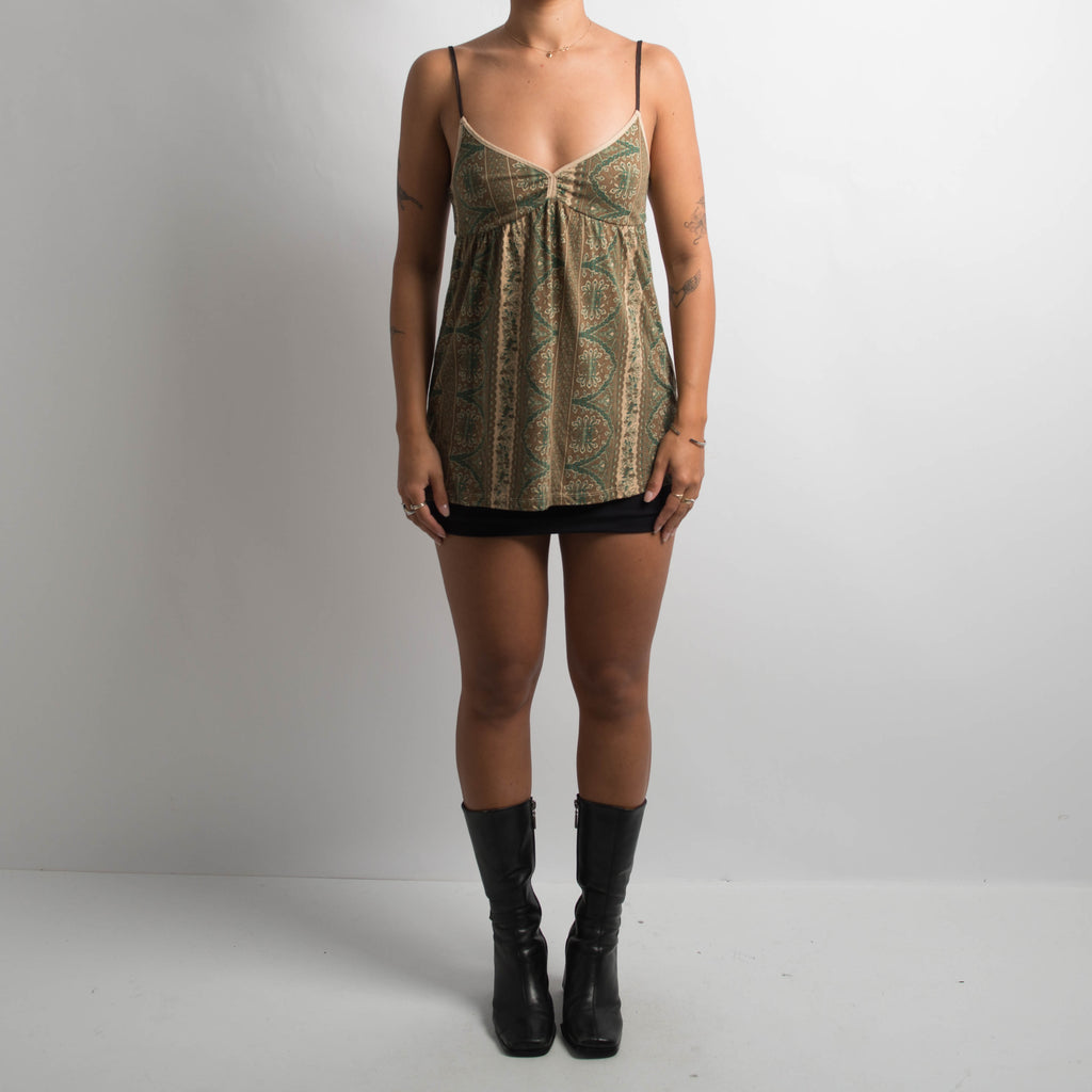 PAISLEY BABYDOLL CAMISOLE