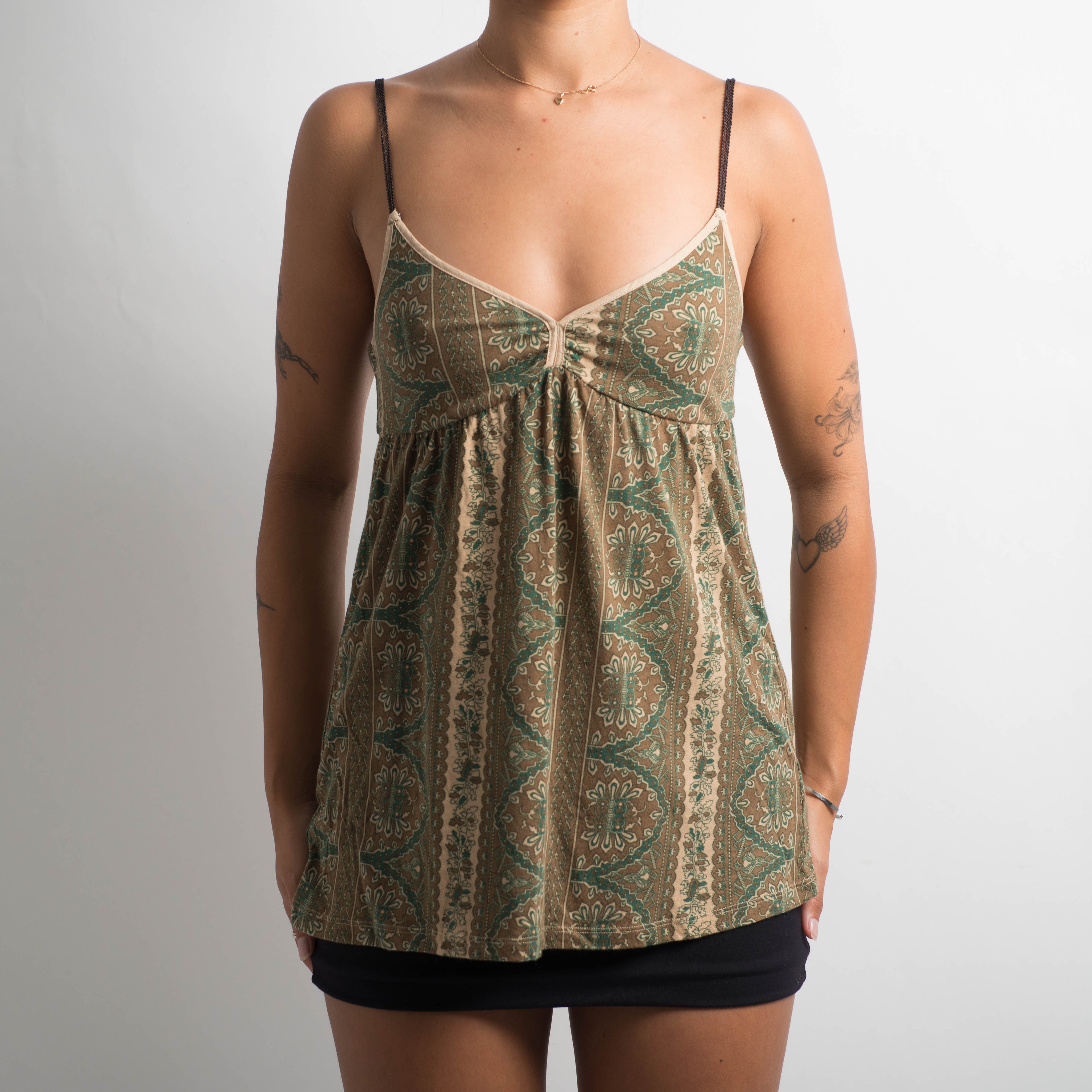 PAISLEY BABYDOLL CAMISOLE