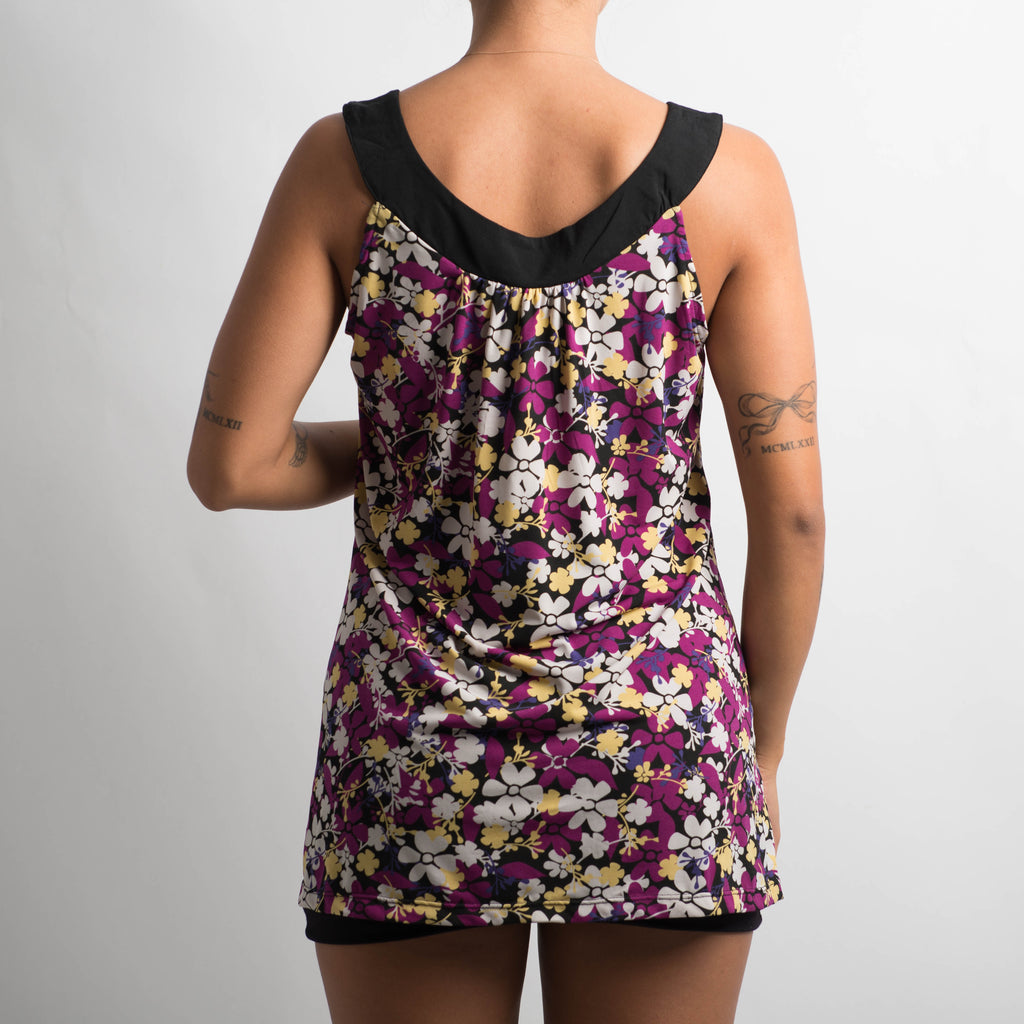 FLORAL SLEEVELESS TOP