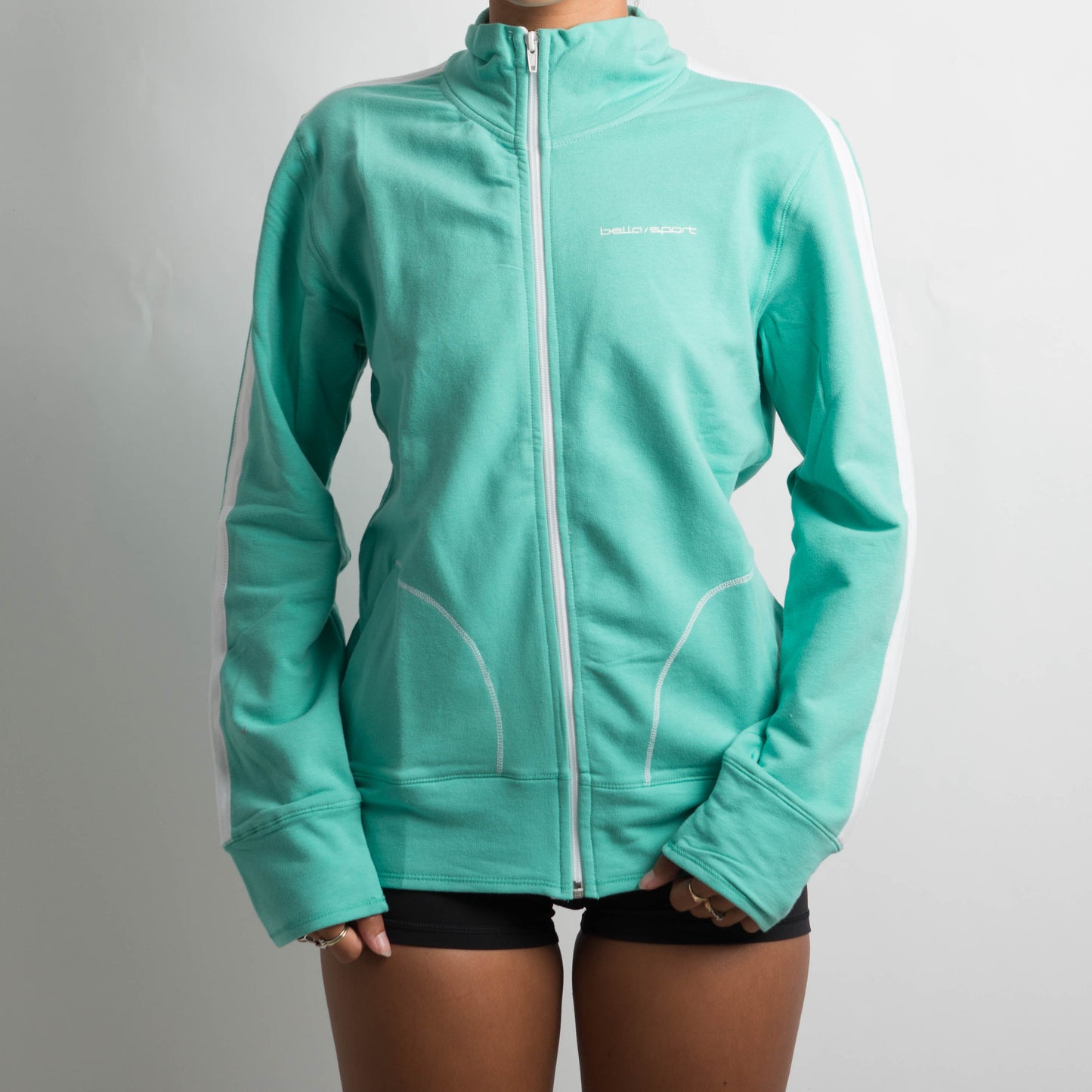 MINT GREEN ZIP JACKET