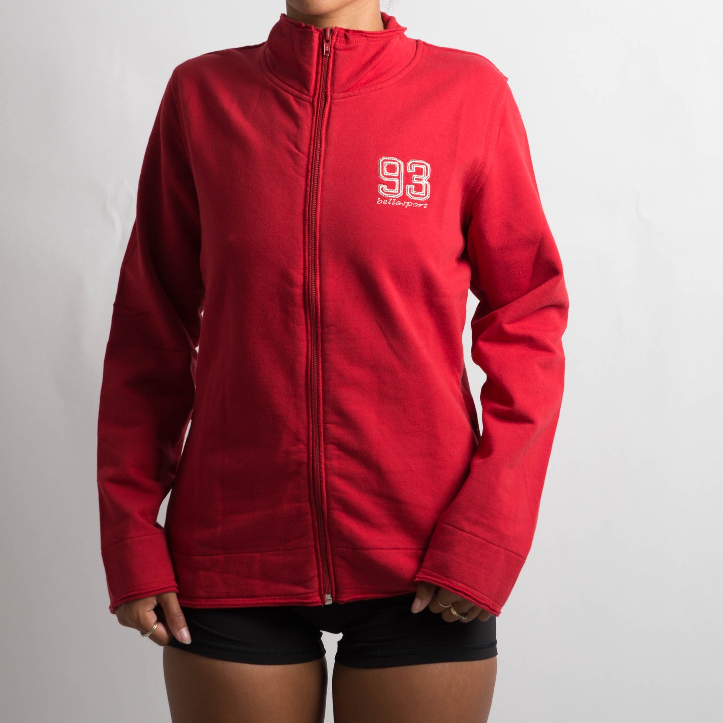 RED FLEECE ZIP JACKET