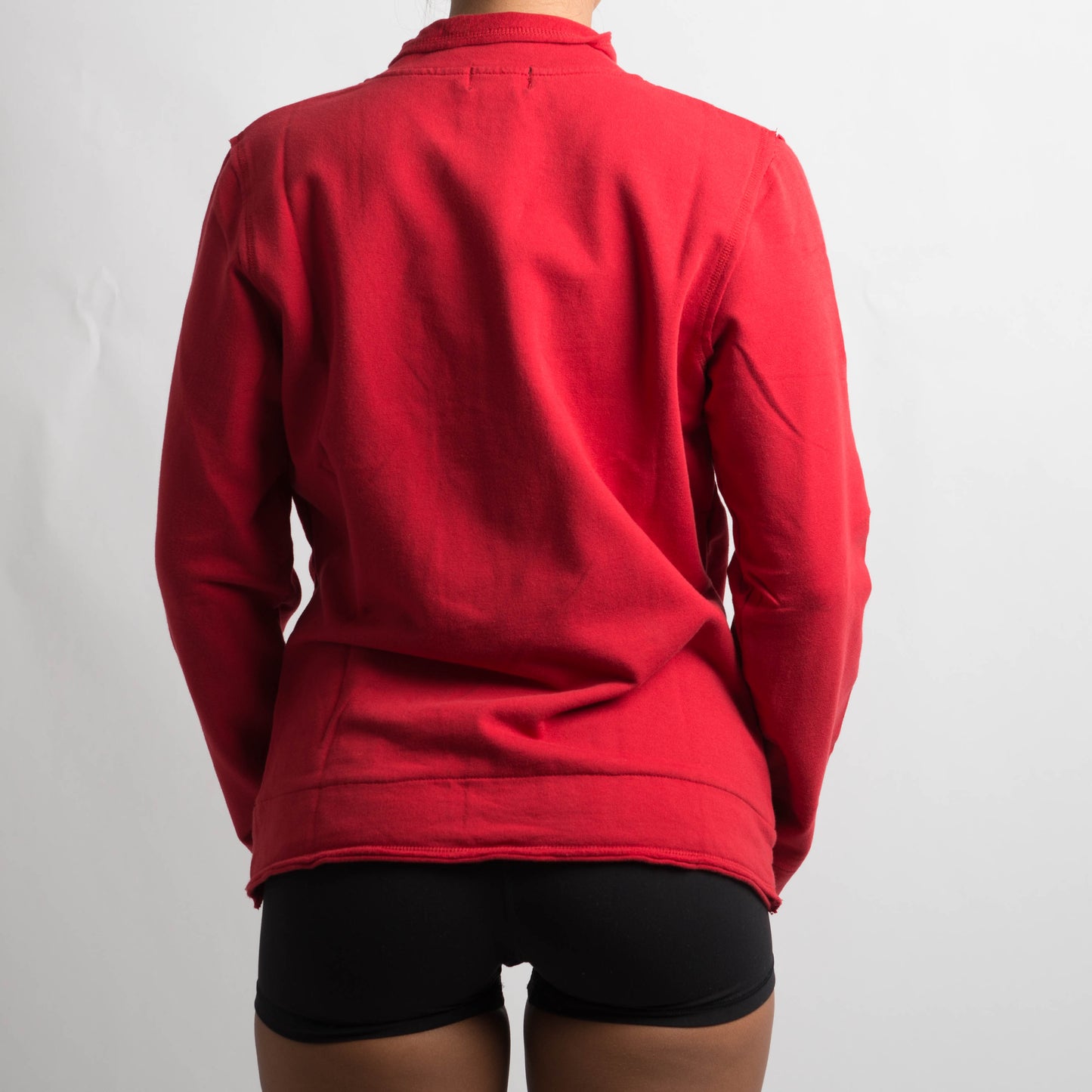 RED FLEECE ZIP JACKET