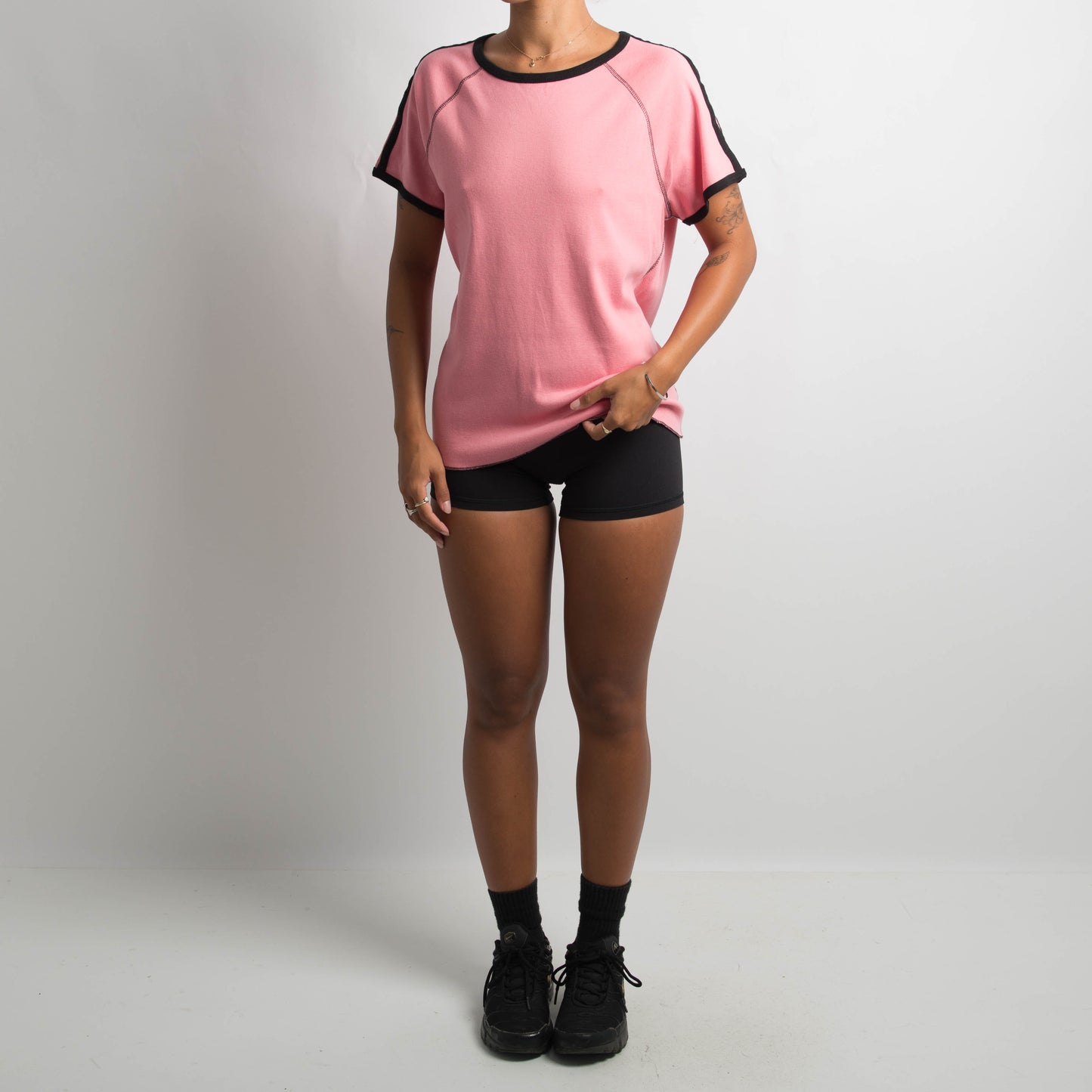 PINK RINGER TEE