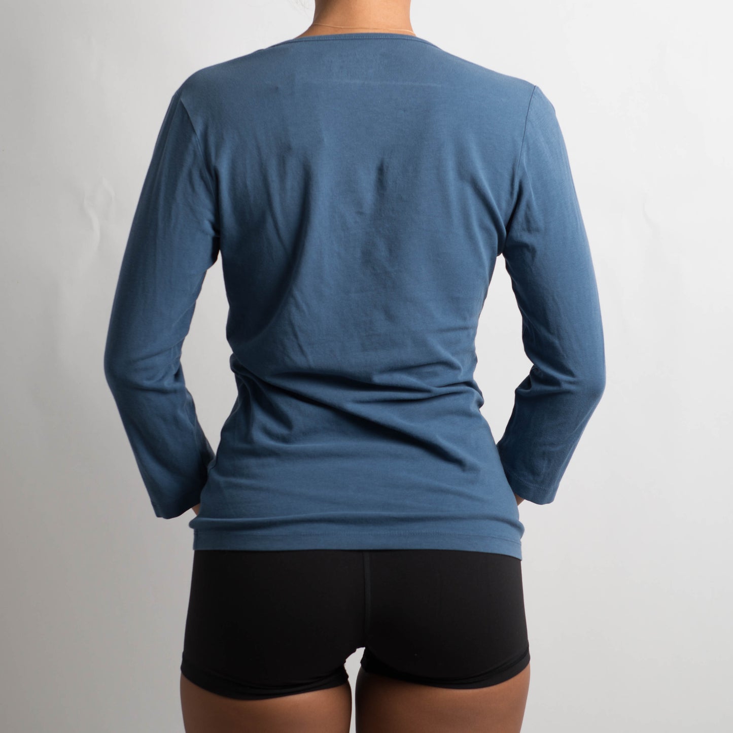 MUTED BLUE LONG SLEEVE