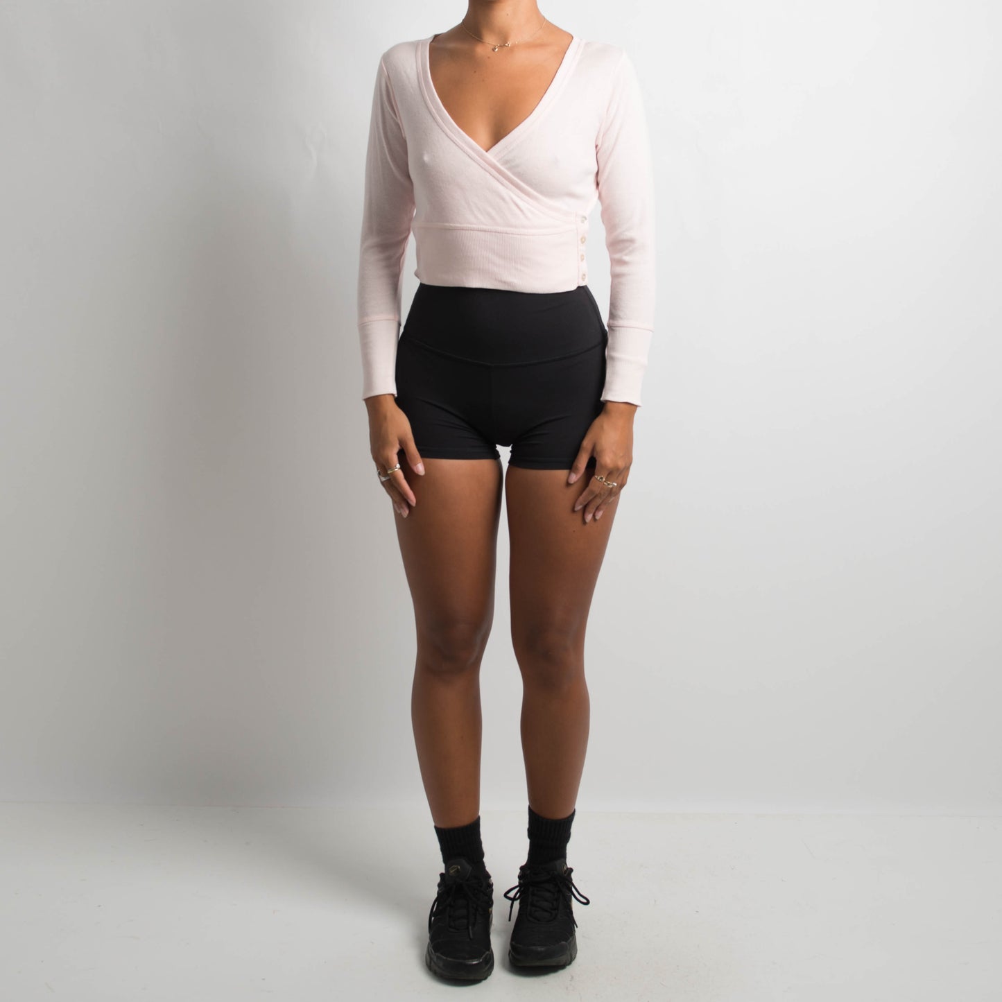 PINK POINTELLE LONG SLEEVE