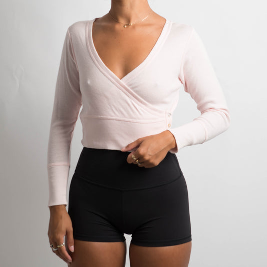 PINK POINTELLE LONG SLEEVE