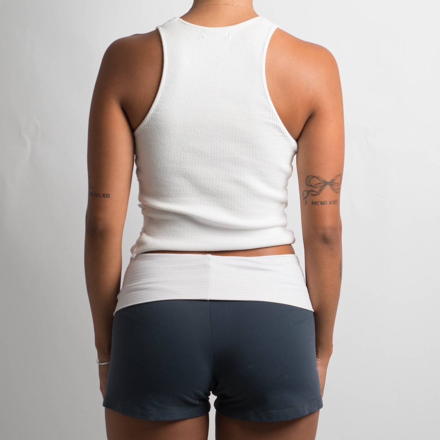 FOLD OVER MINI SHORTS