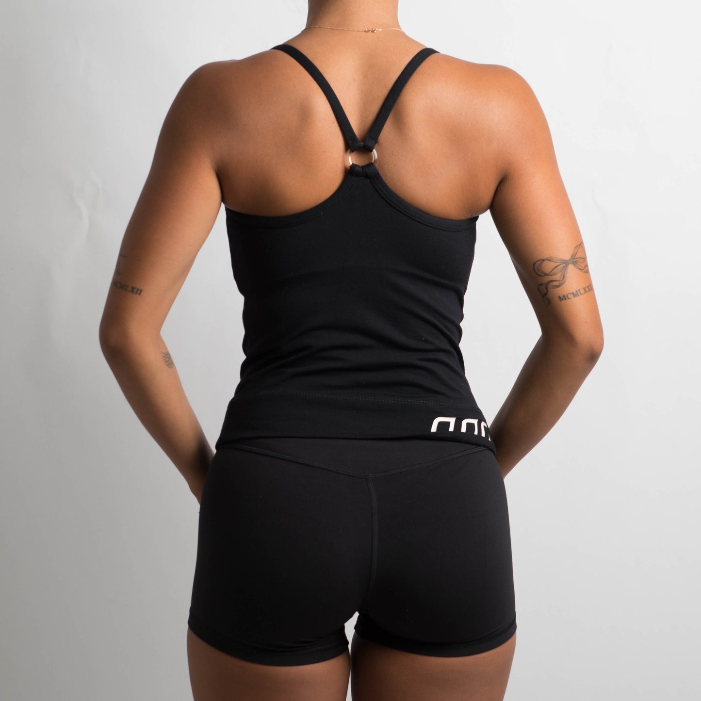 BLACK ACTIVEWEAR TOP