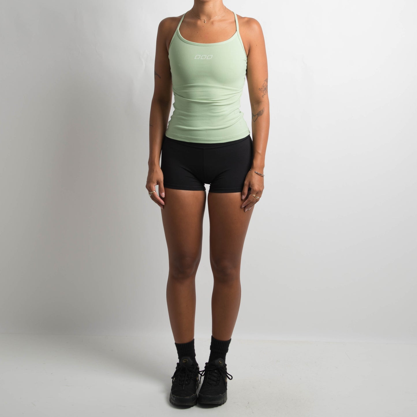 PALE GREEN ACTIVEWEAR TOP