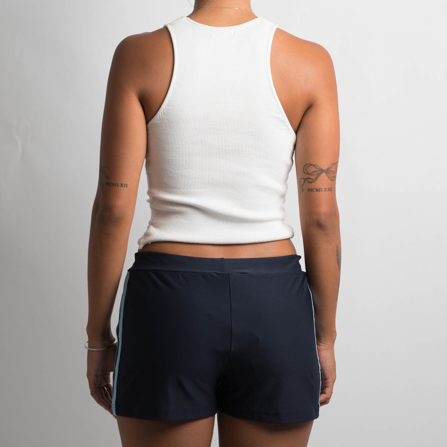 NAVY DRAWSTRING SHORTS