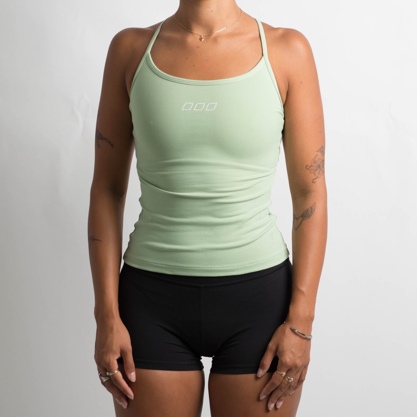 PALE GREEN ACTIVEWEAR TOP