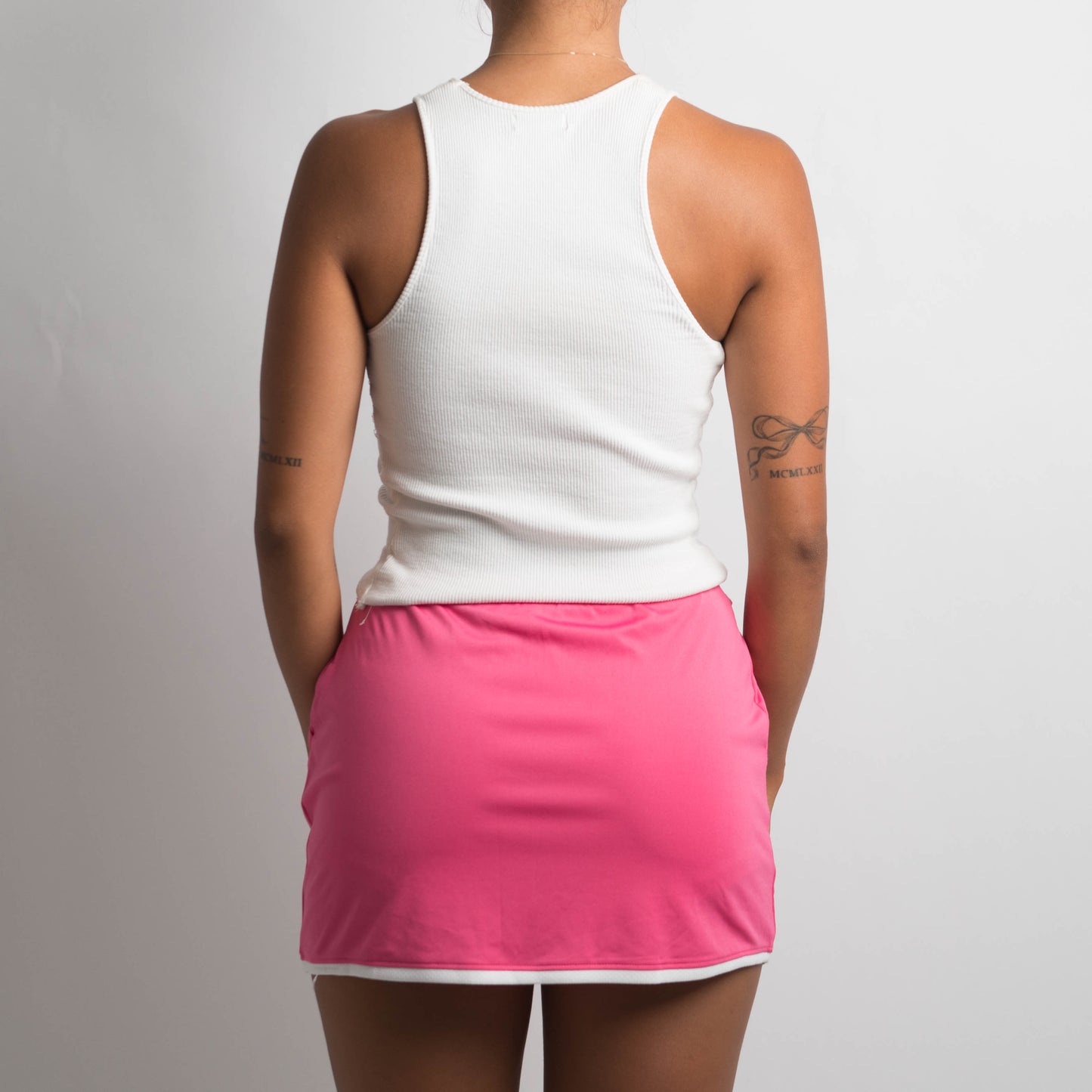 PINK ADIDAS SKORT