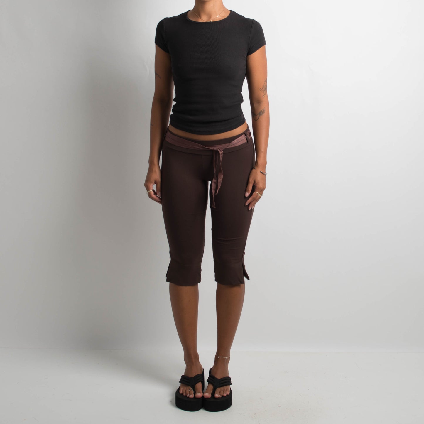 BROWN CAPRI LEGGINGS