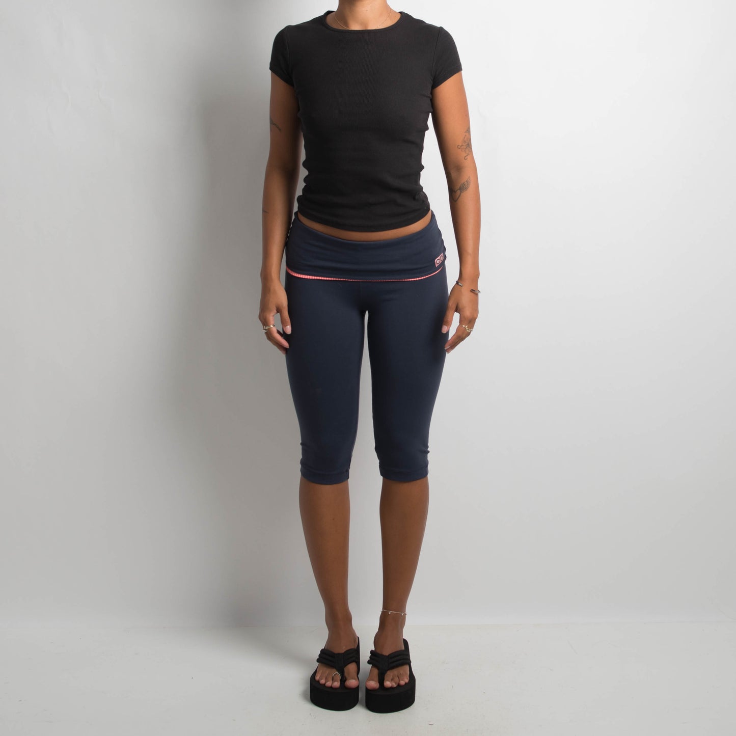 FOLD OVER CAPRI LEGGINGS