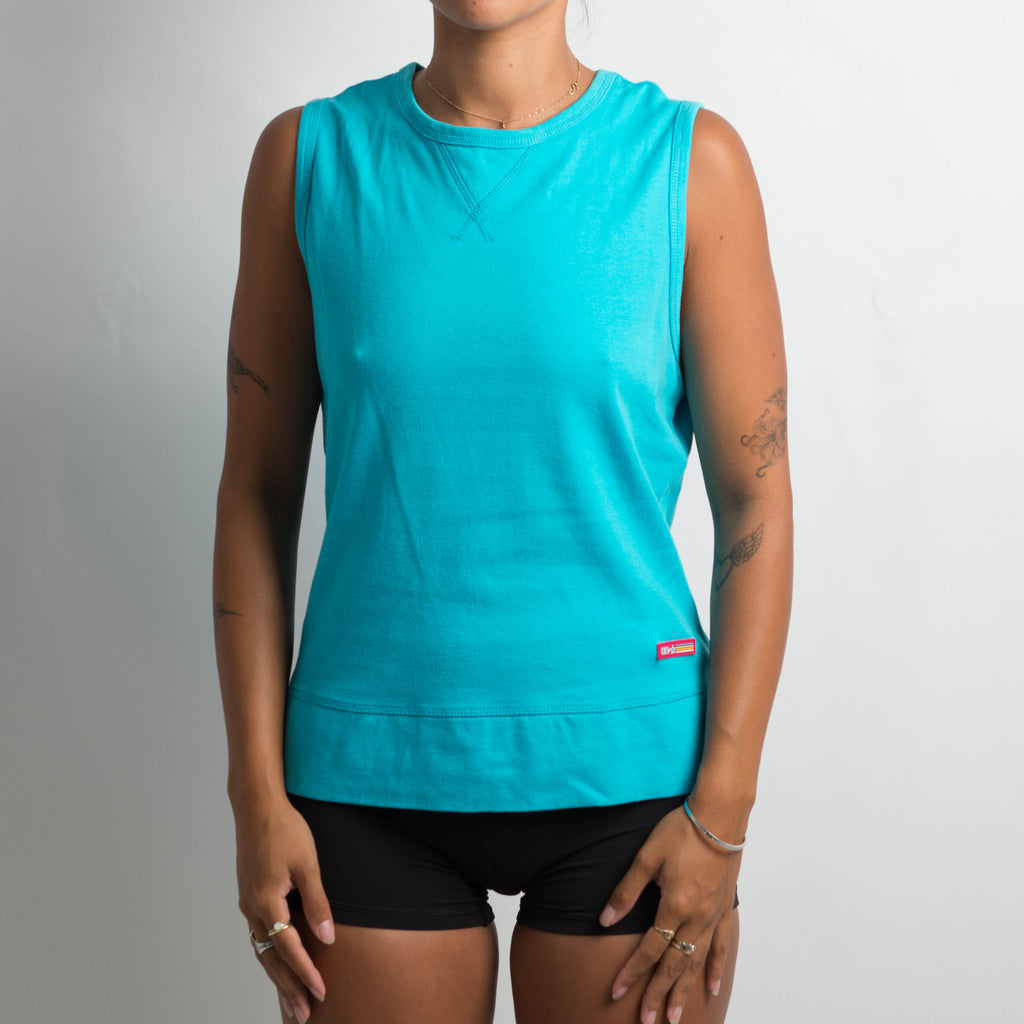 BRIGHT BLUE SLEEVELESS TANK