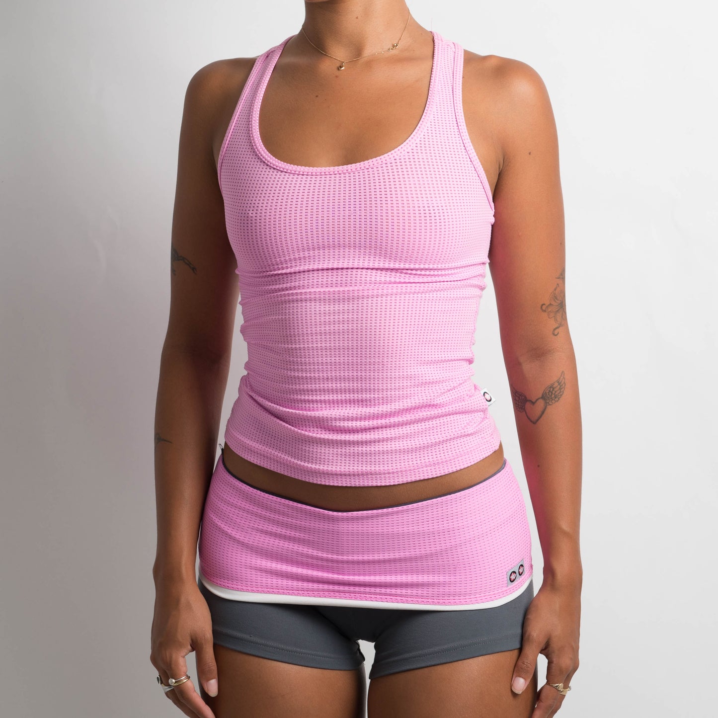 GREY / PINK ACTIVEWEAR SET