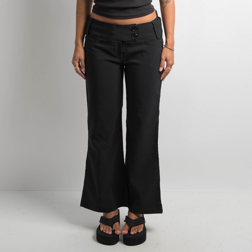 BLACK BOOTCUT PANTS