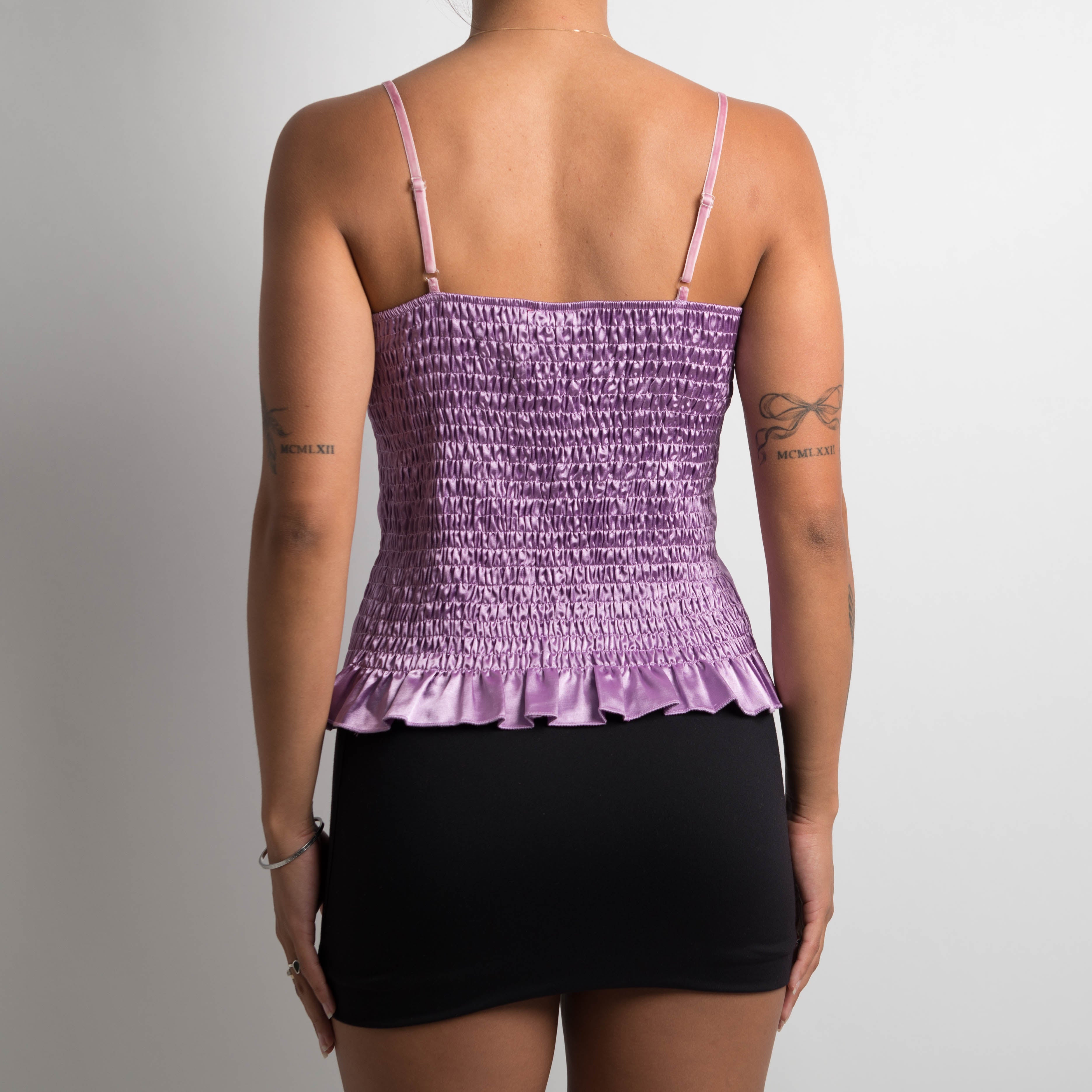 PURPLE CORSET STYLE TOP