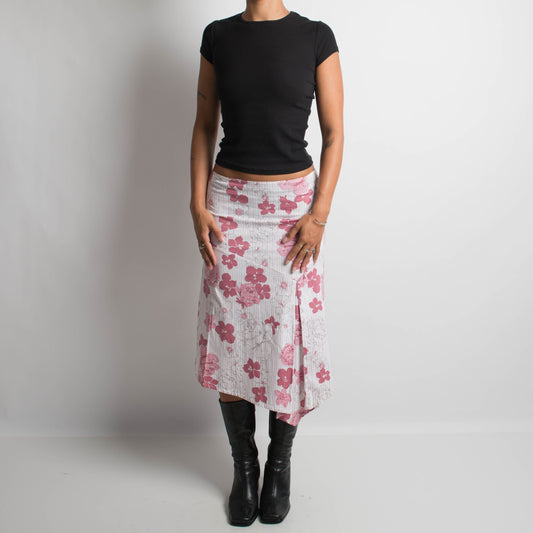 FLORAL MIDI SKIRT