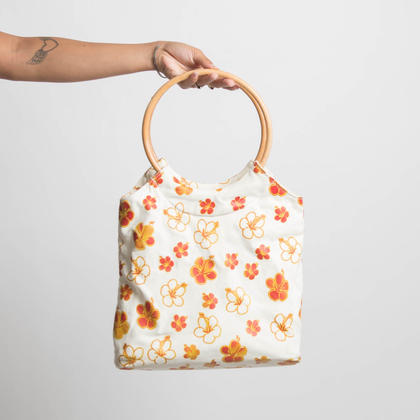 FLORAL CANVAS BAG